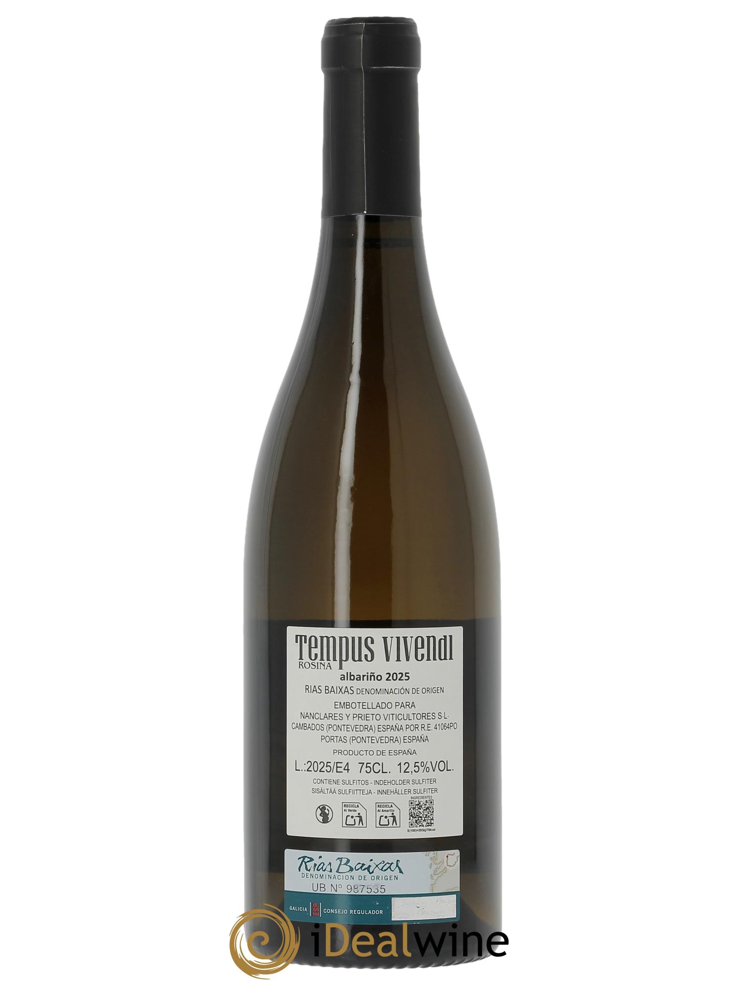 Rias Baixas Tempus Vivendi Nanclares y Prieto  2025 - Lotto di 1 bottiglia - 1