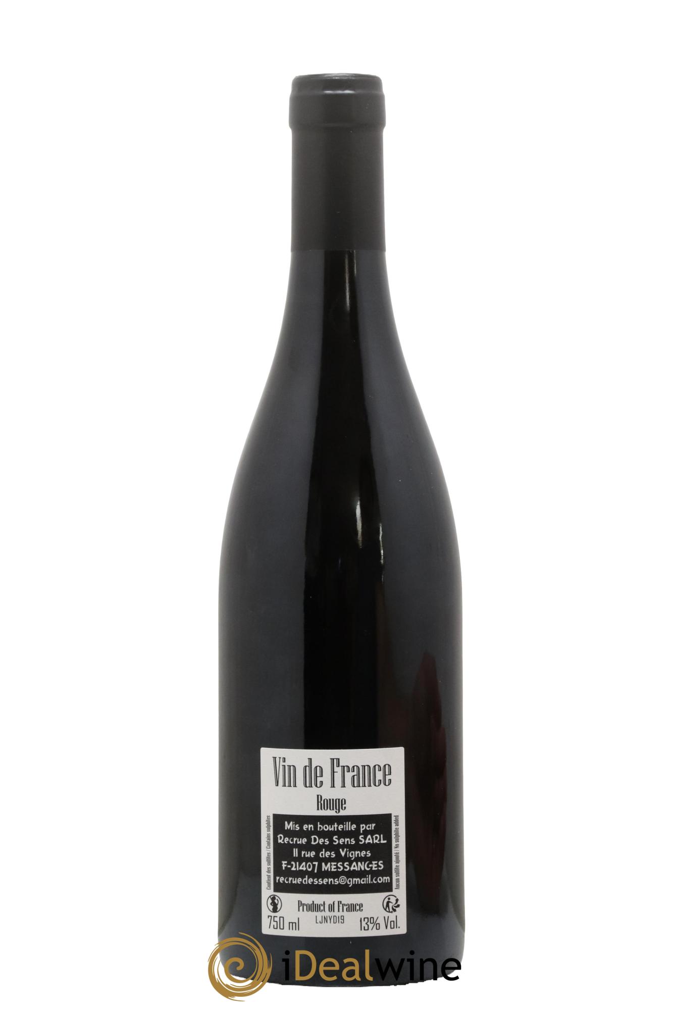 Vin de France Jeannot Yann Durieux - Recrue des Sens 2019 - Lot of 1 bottle - 1