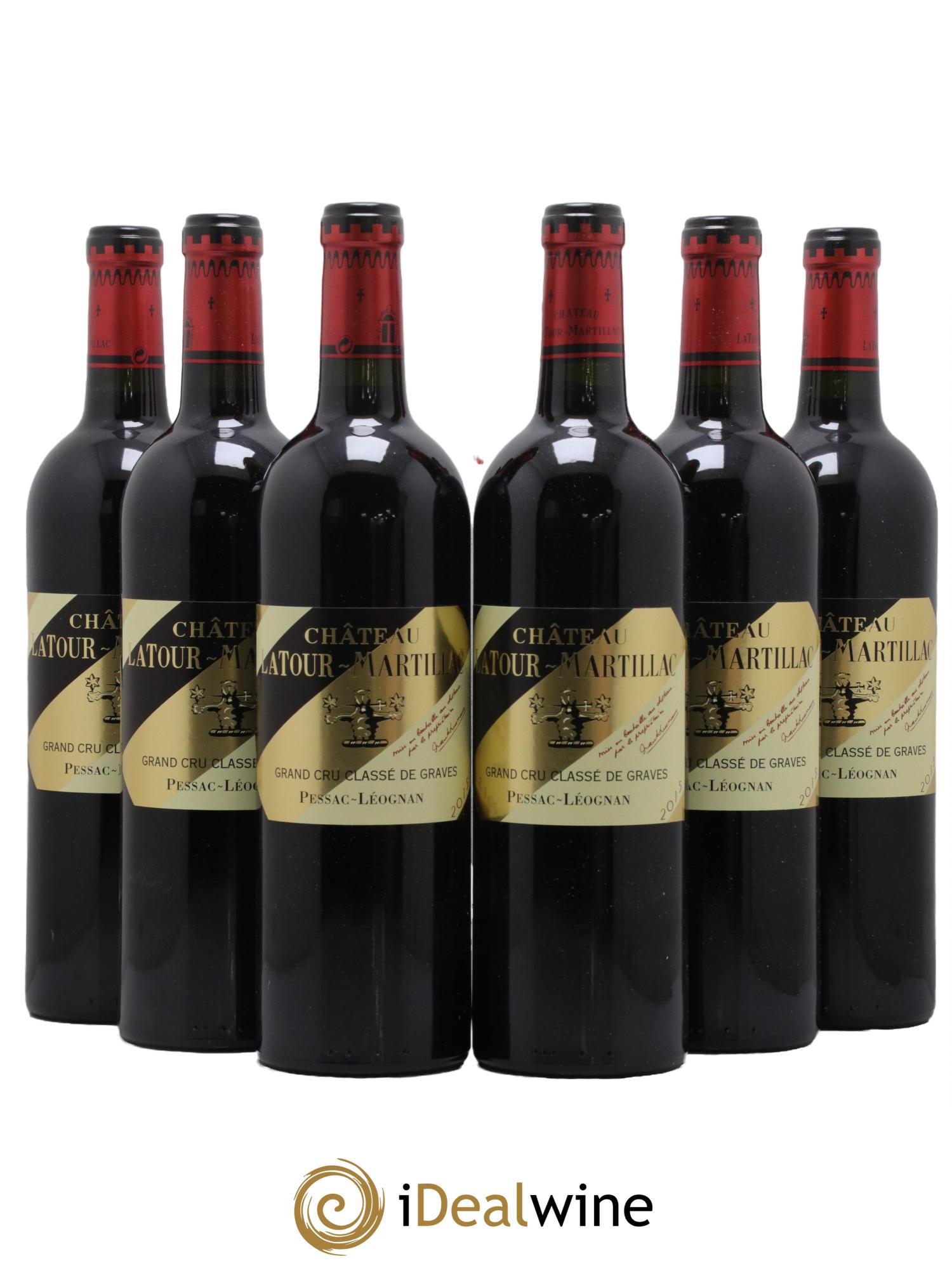 Château Latour-Martillac Cru Classé de Graves 2015 - Lot de 6 bouteilles - 0