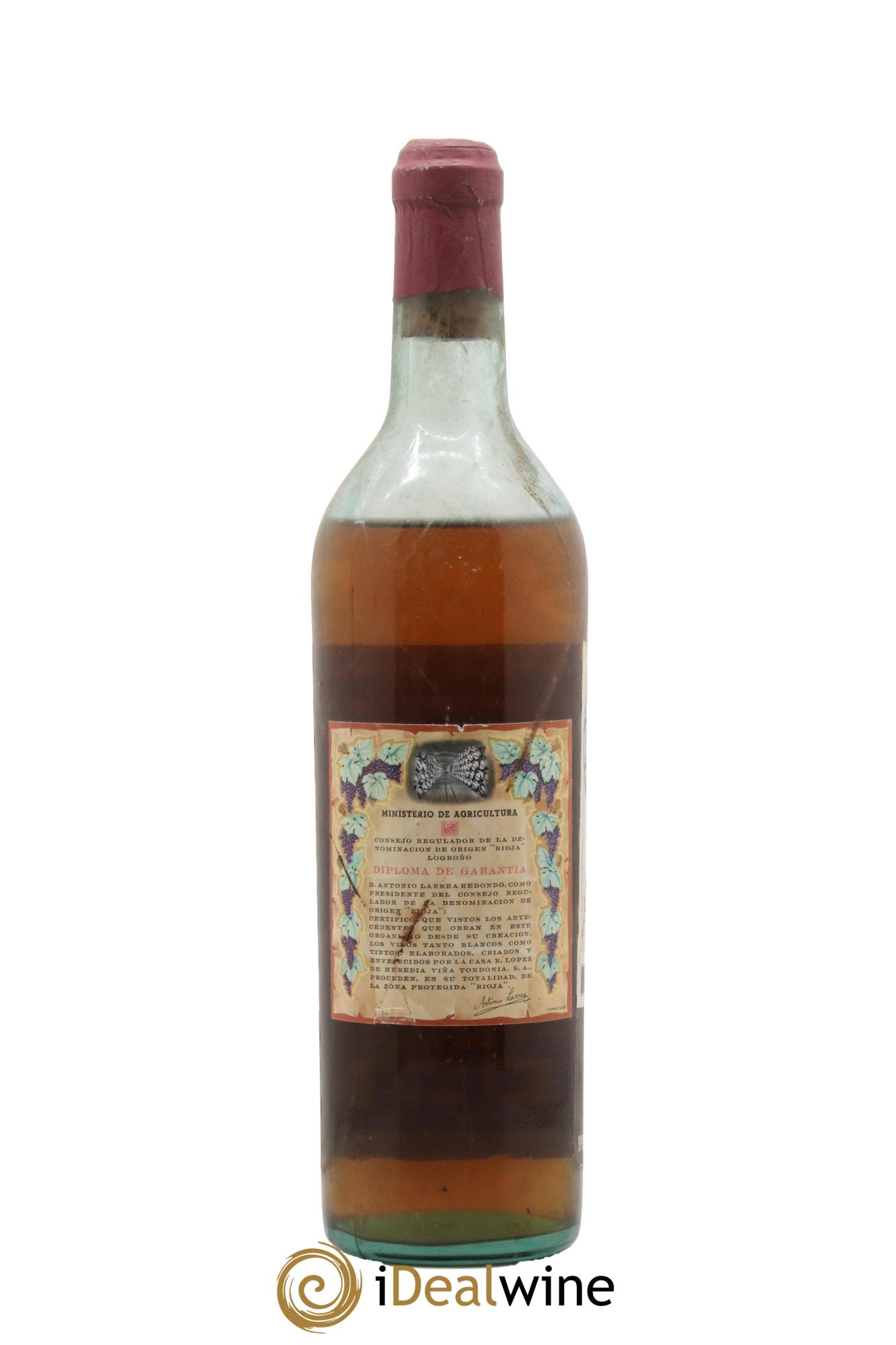 Rioja DOCA 6 Ano Plantacion Vina Tondonia 1913 1914 - Lot of 1 bottle - 3