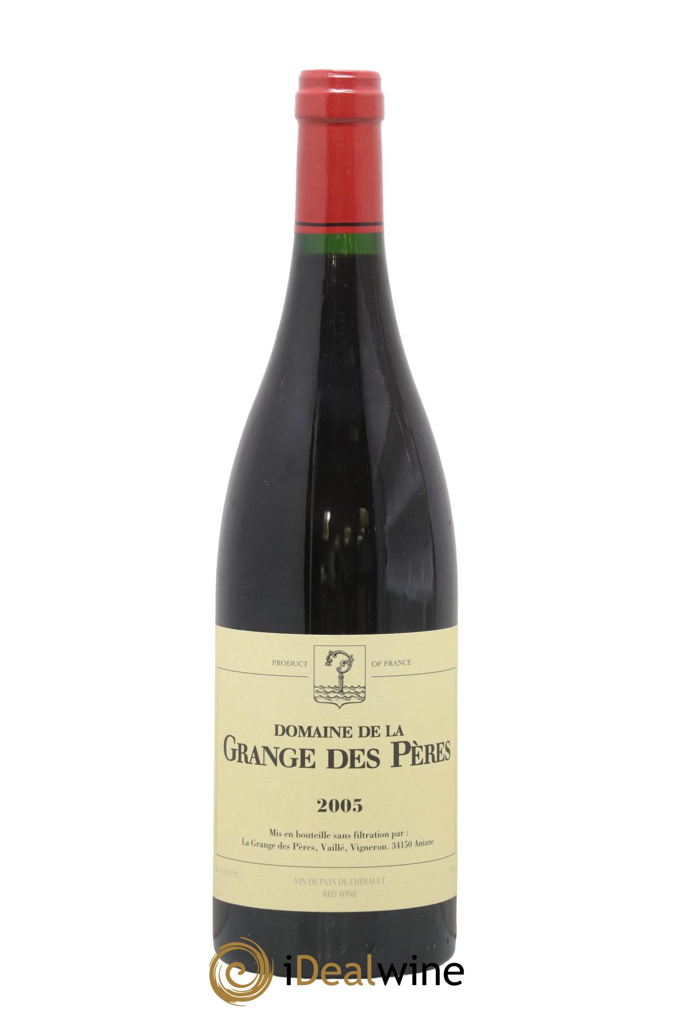 Pays d'Hérault Grange des Pères Laurent Vaillé 2005 - Lot de 1 bouteille - 0