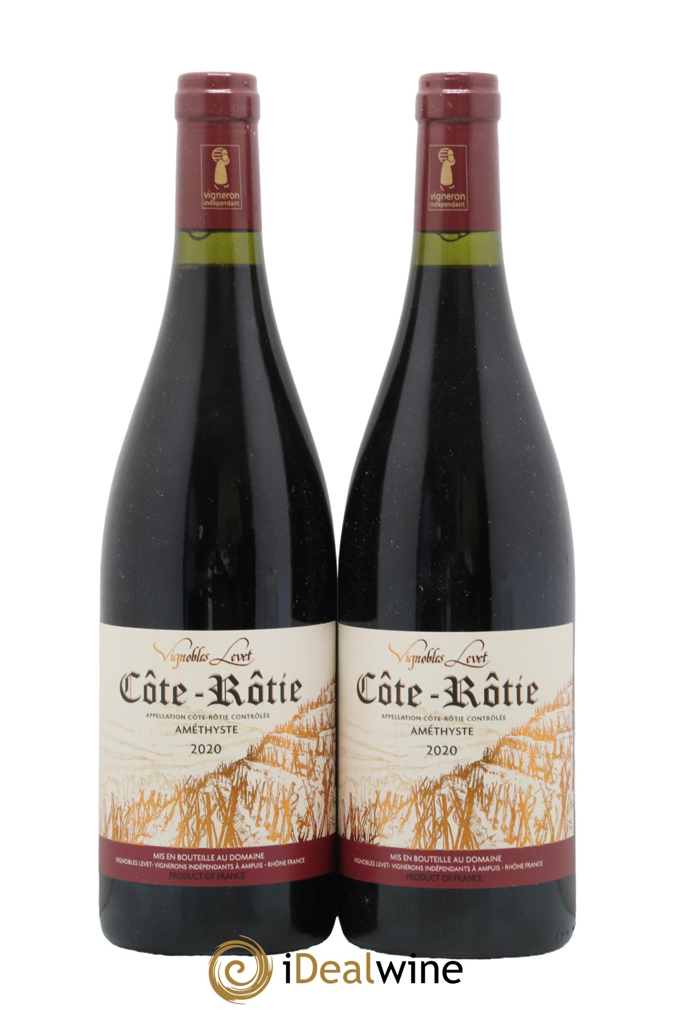 Côte-Rôtie Améthyste Vignobles Levet 2020 - Lot de 2 bouteilles - 0