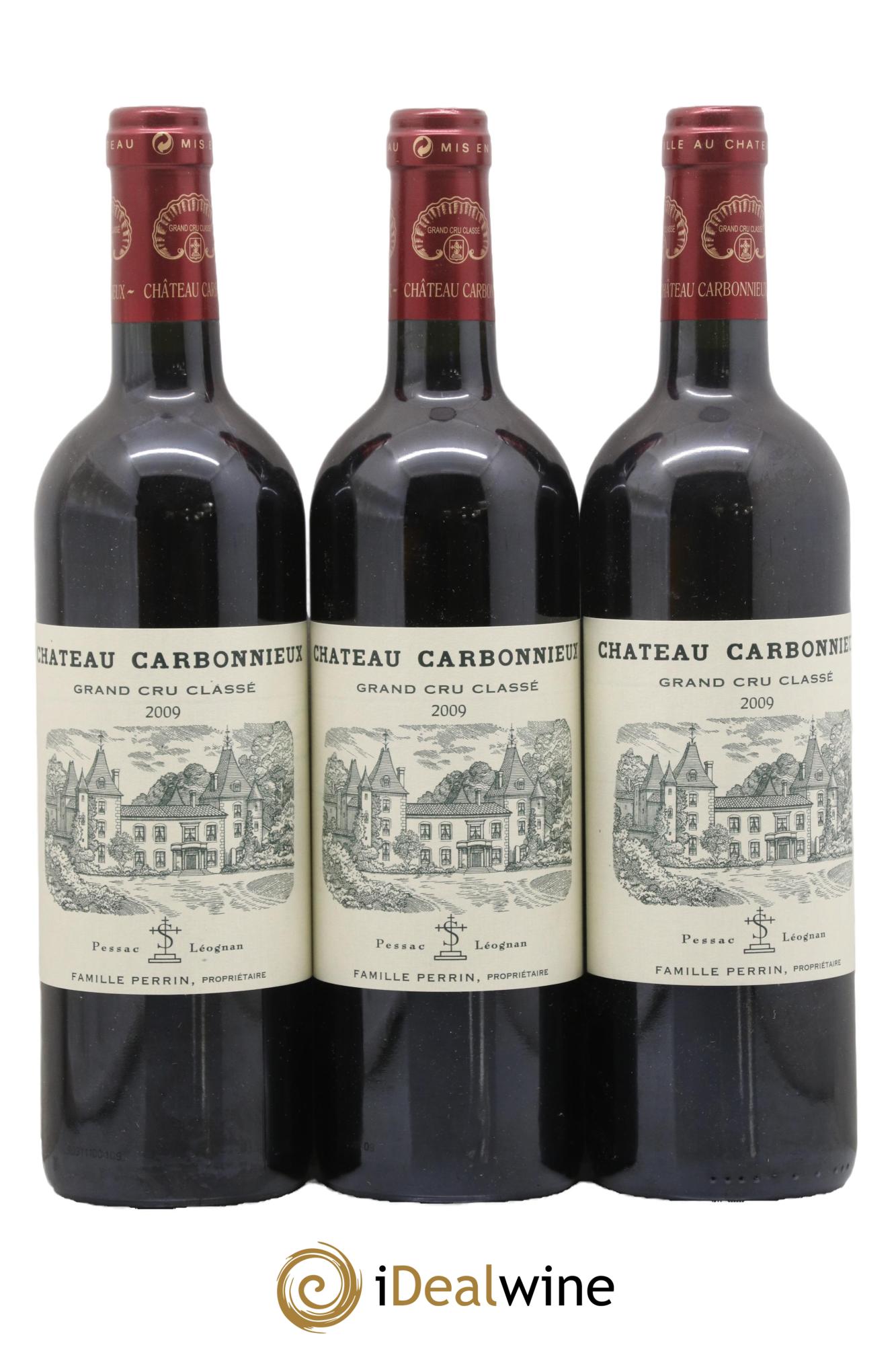 Château Carbonnieux Cru Classé de Graves 2009 - Posten von 3 Flaschen - 0