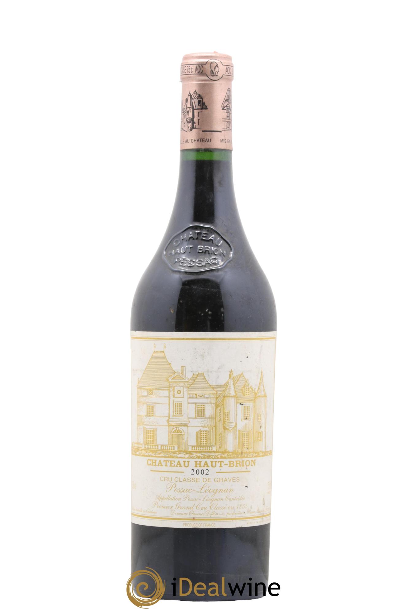 Château Haut Brion 1er Grand Cru Classé 2002 - Lot de 1 bouteille - 0