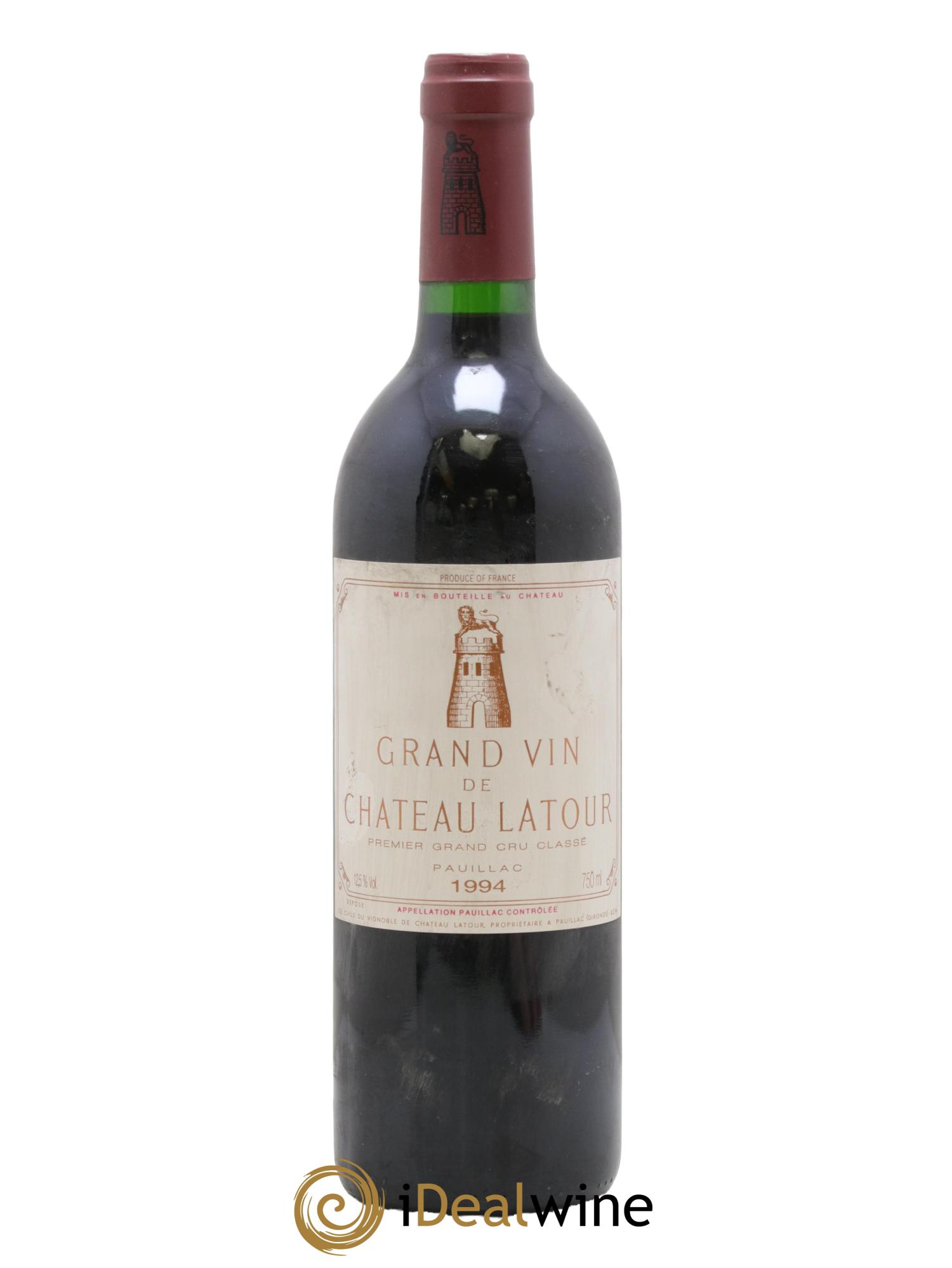 Château Latour 1er Grand Cru Classé 1994 - Lot de 1 bouteille - 0