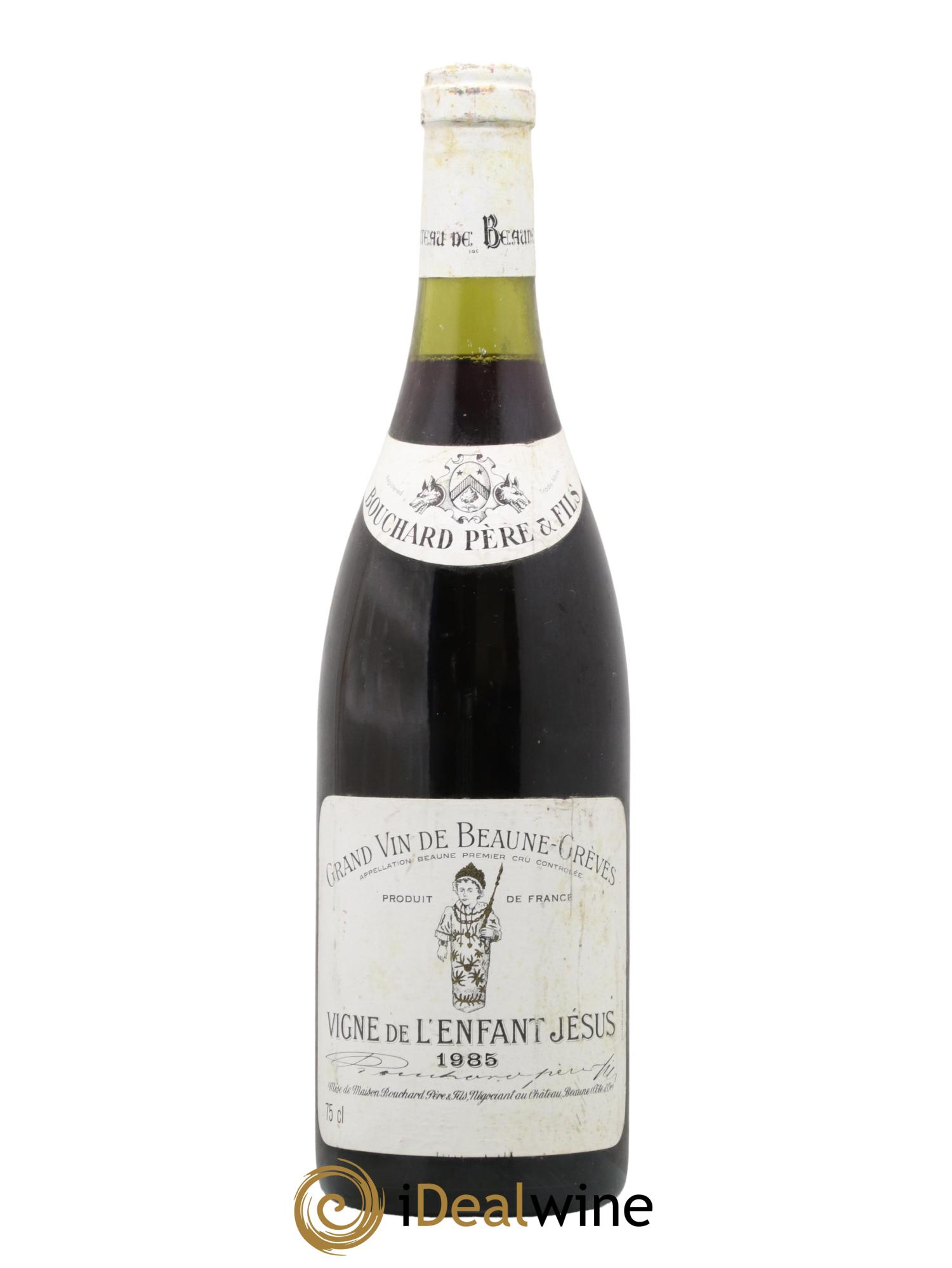 Beaune 1er Cru Grèves - Vigne de l'Enfant Jésus Bouchard Père & Fils 1985 - Lot de 1 bouteille - 0