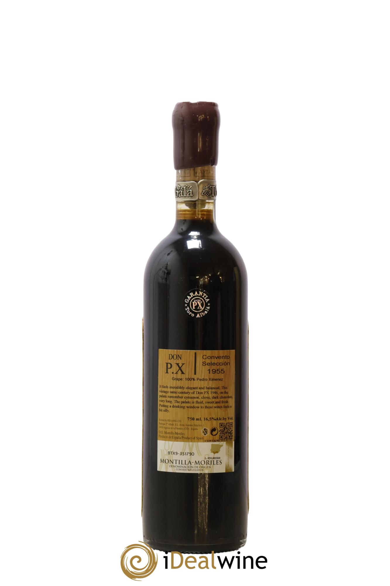Montilla Moriles Don PX Convento Seleccion Toro Albala 1955 - Lot de 1 bouteille - 2