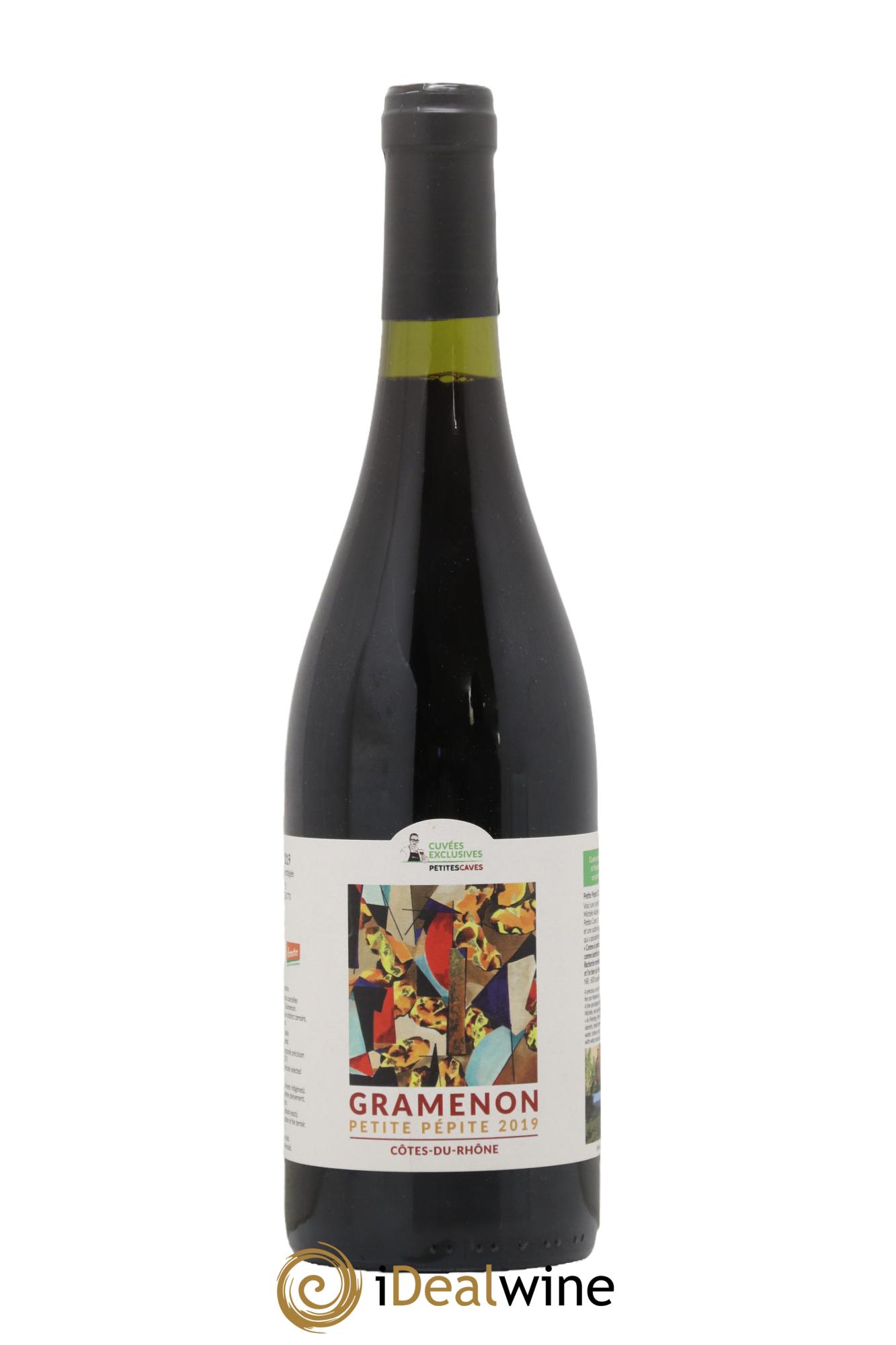 Côtes-du-Rhône Petite Pepite Gramenon 2019 - Lot de 1 bouteille - 0
