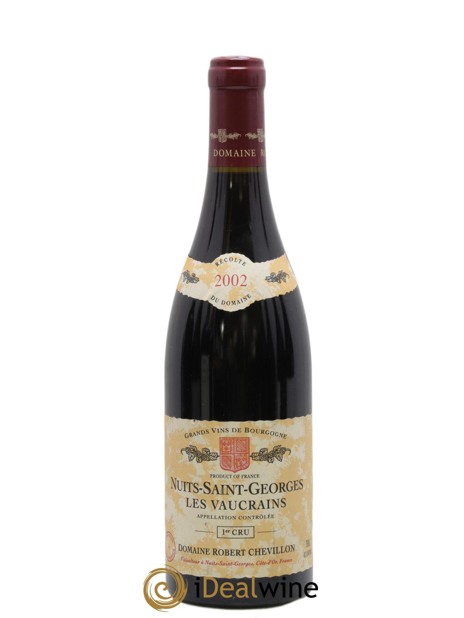 Nuits-Saint-Georges 1er Cru Les Vaucrains Robert Chevillon 2002 - Lot de 1 bouteille - 0