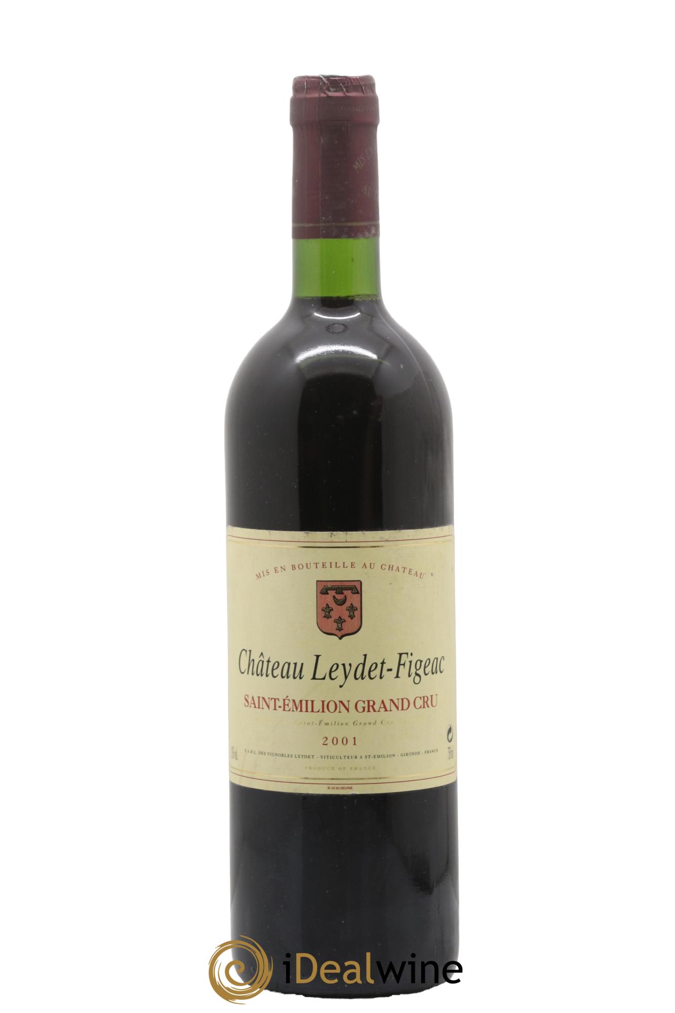 Saint-Émilion Grand Cru Château Leydet-Figeac 2001 - Lot de 1 bouteille - 0