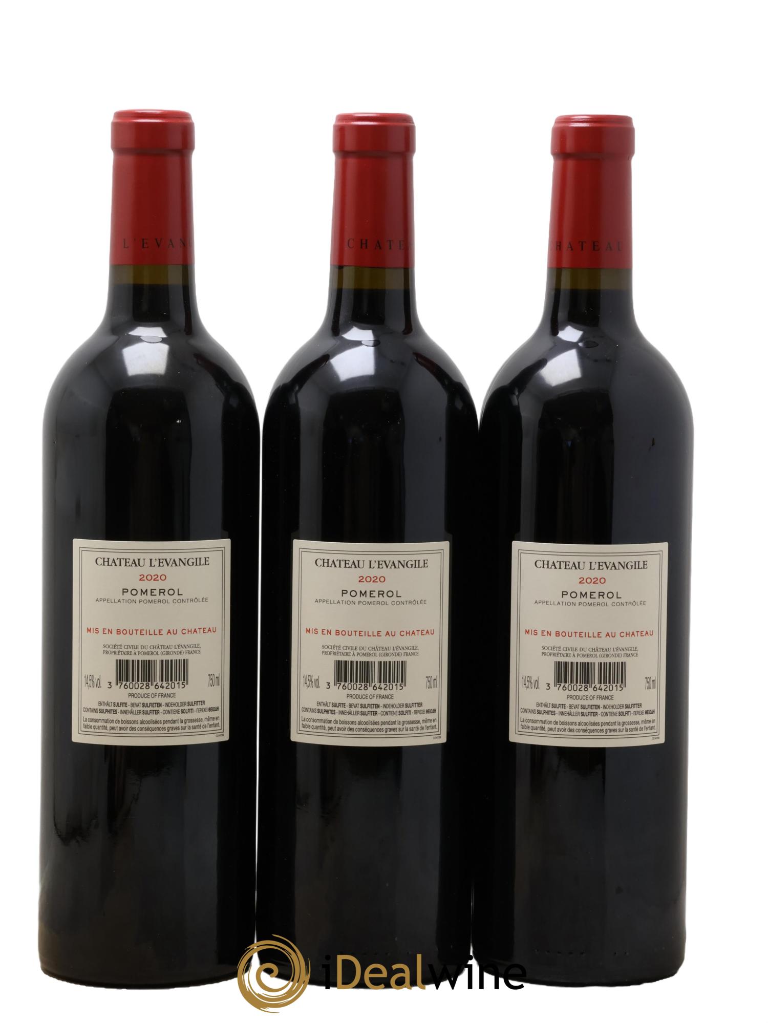 Château l' Évangile 2020 - Lot of 6 bottles - 4