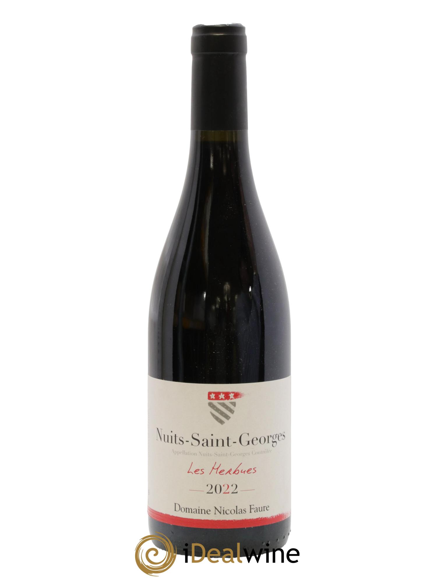 Nuits-Saint-Georges Les Herbues Nicolas Faure 2022 - Lot de 1 bouteille - 0
