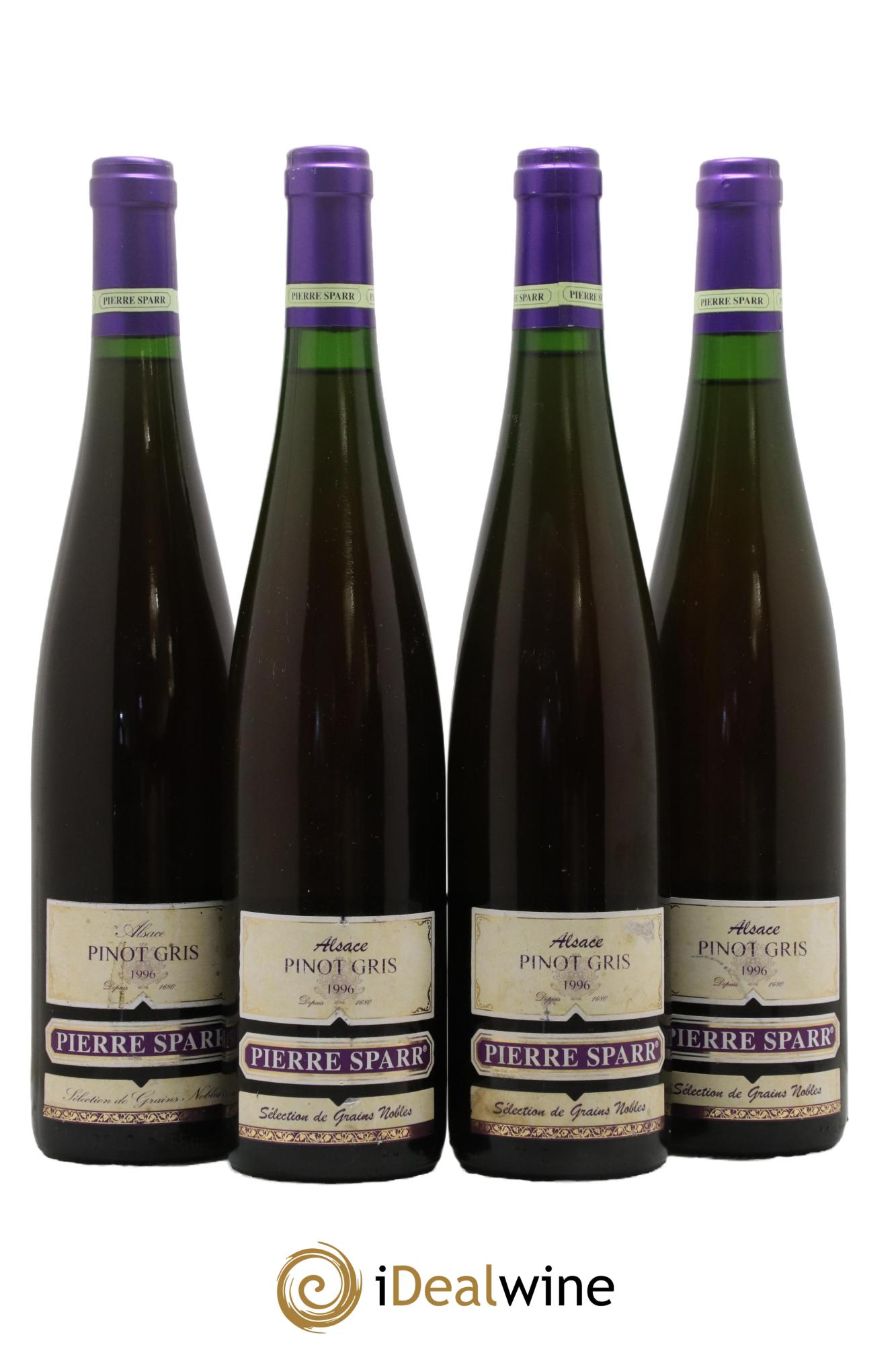 Alsace Pinot Gris Sélection de Grains Nobles Pierre Sparr  1996 - Lot of 4 bottles - 0