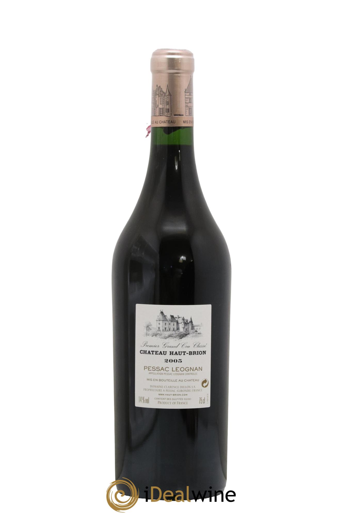 Château Haut Brion 1er Grand Cru Classé 2005 - Lot of 1 bottle - 1