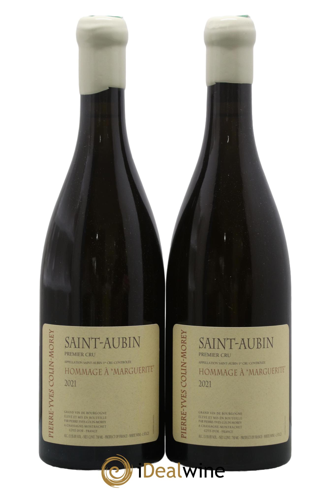 Saint-Aubin 1er Cru Hommage à Marguerite Pierre-Yves Colin Morey 2021 - Posten von 2 Flaschen - 0