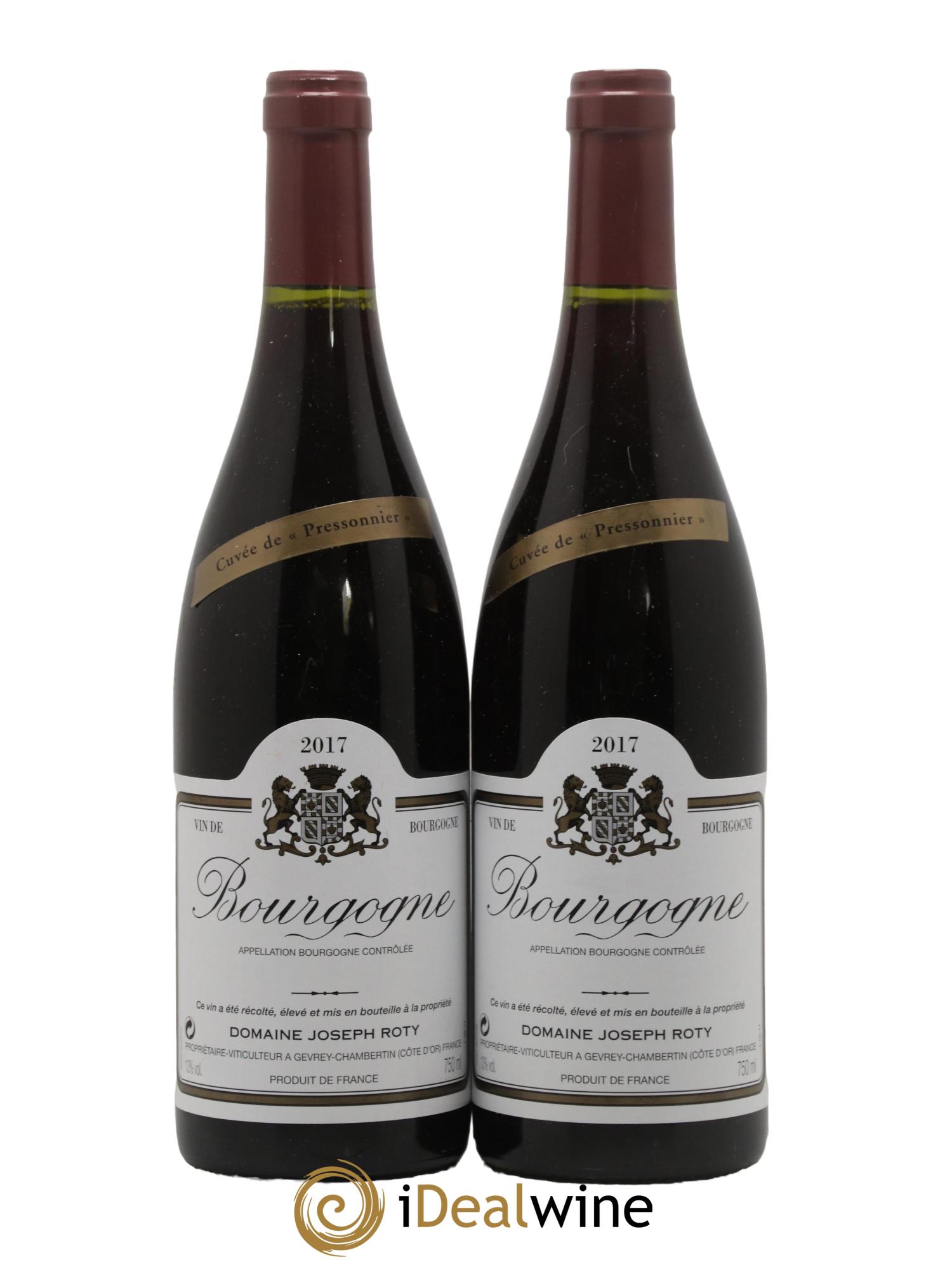 Bourgogne Cuvée de Pressonnier Joseph Roty (Domaine) 2017 - Lot of 2 bottles - 0