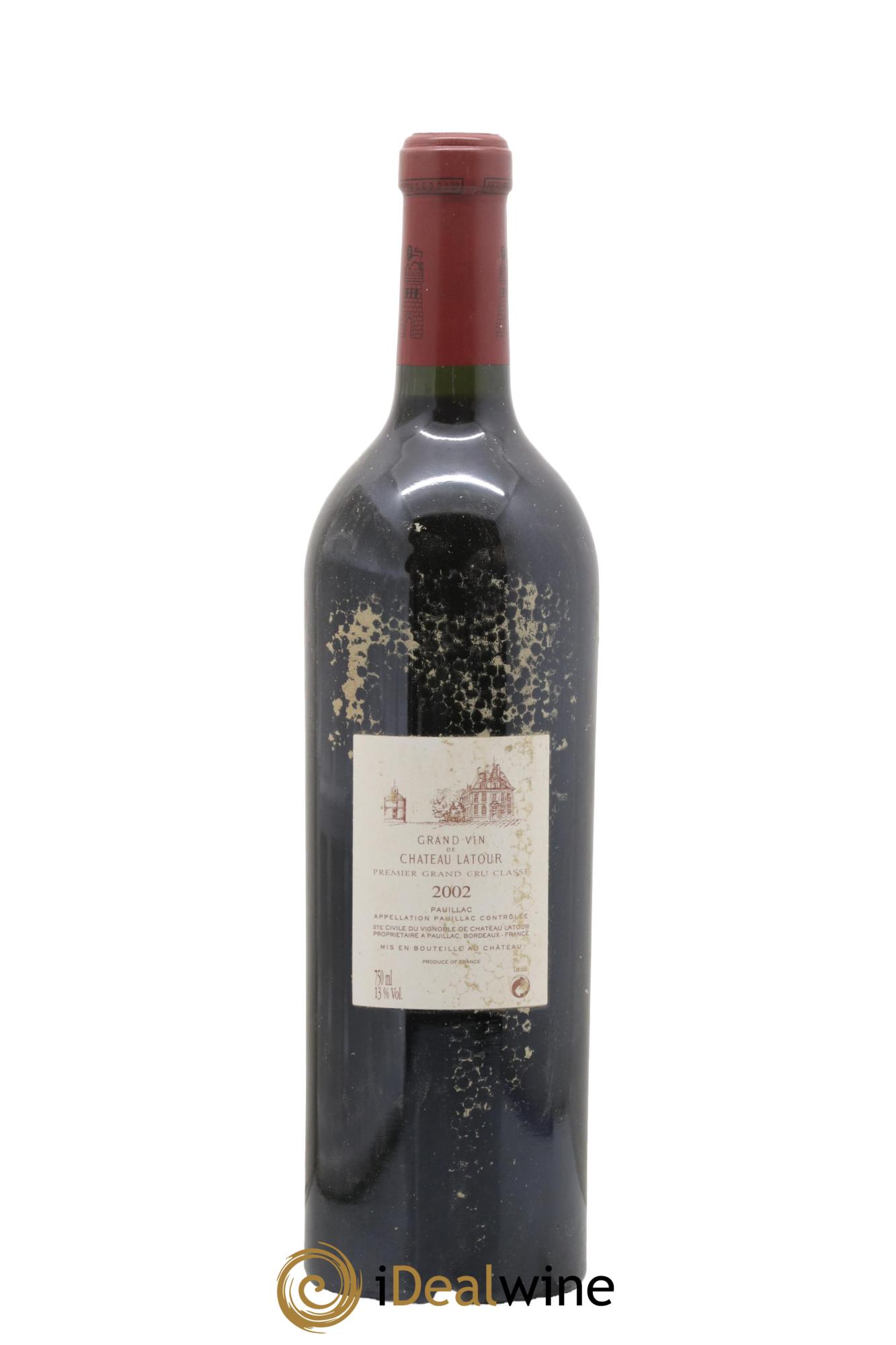 Château Latour 1er Grand Cru Classé 2002 - Lot de 1 bouteille - 1