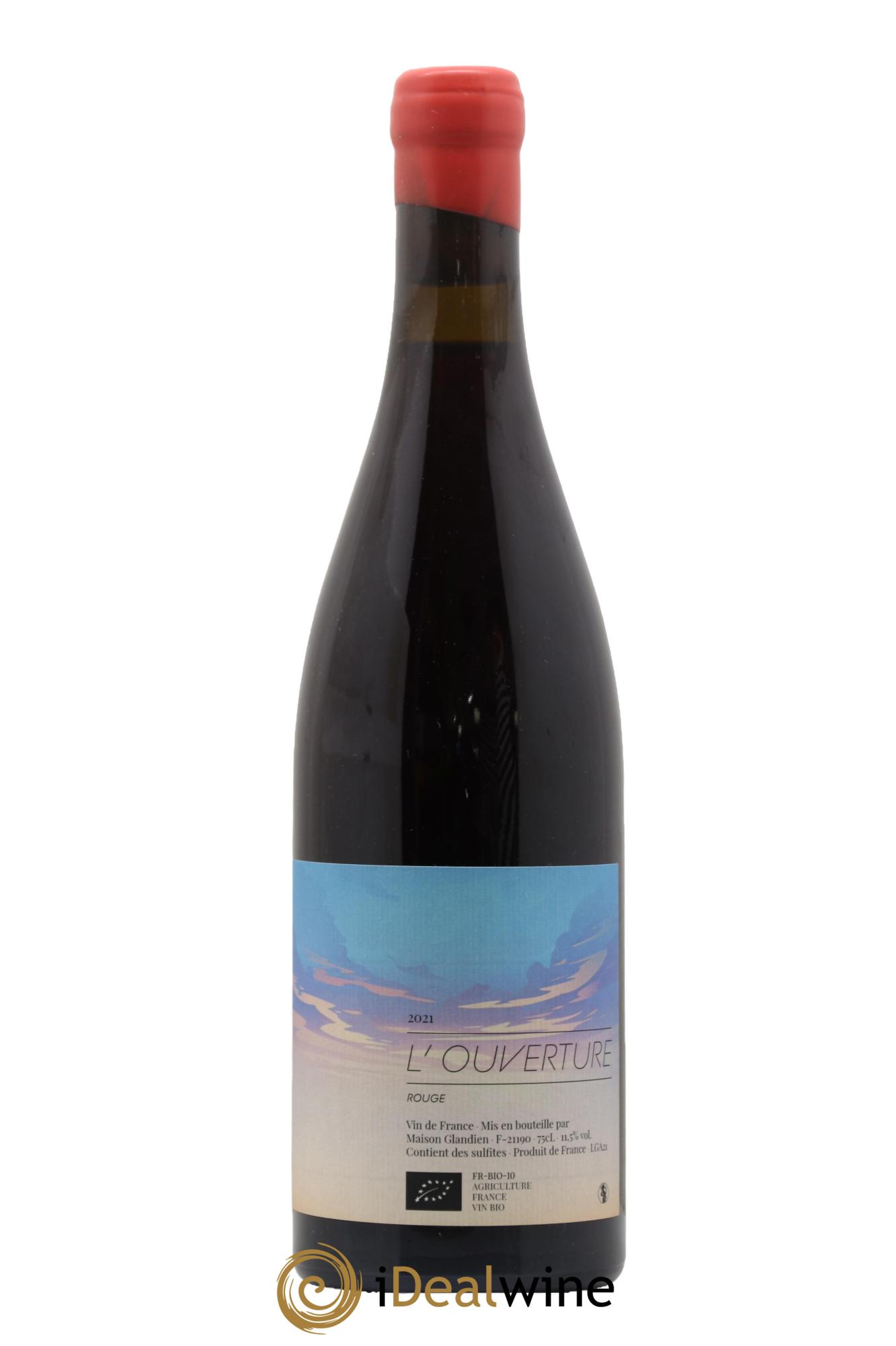 Vin de France L'Ouverture Maison Glandien 2021 - Lot de 1 bouteille - 0