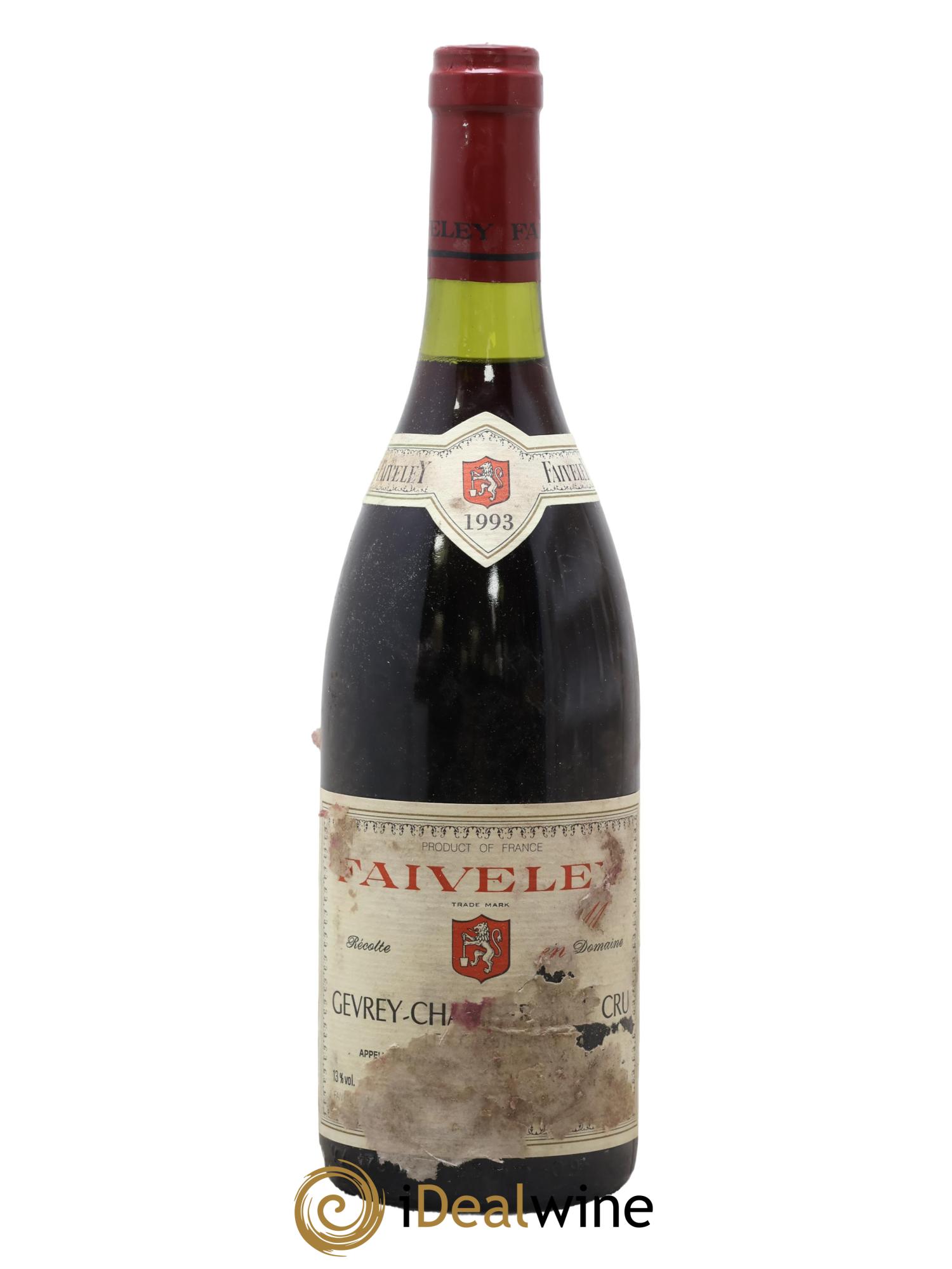 Gevrey-Chambertin 1er Cru Les Cazetiers Faiveley 1993 - Posten von 1 Flasche - 0