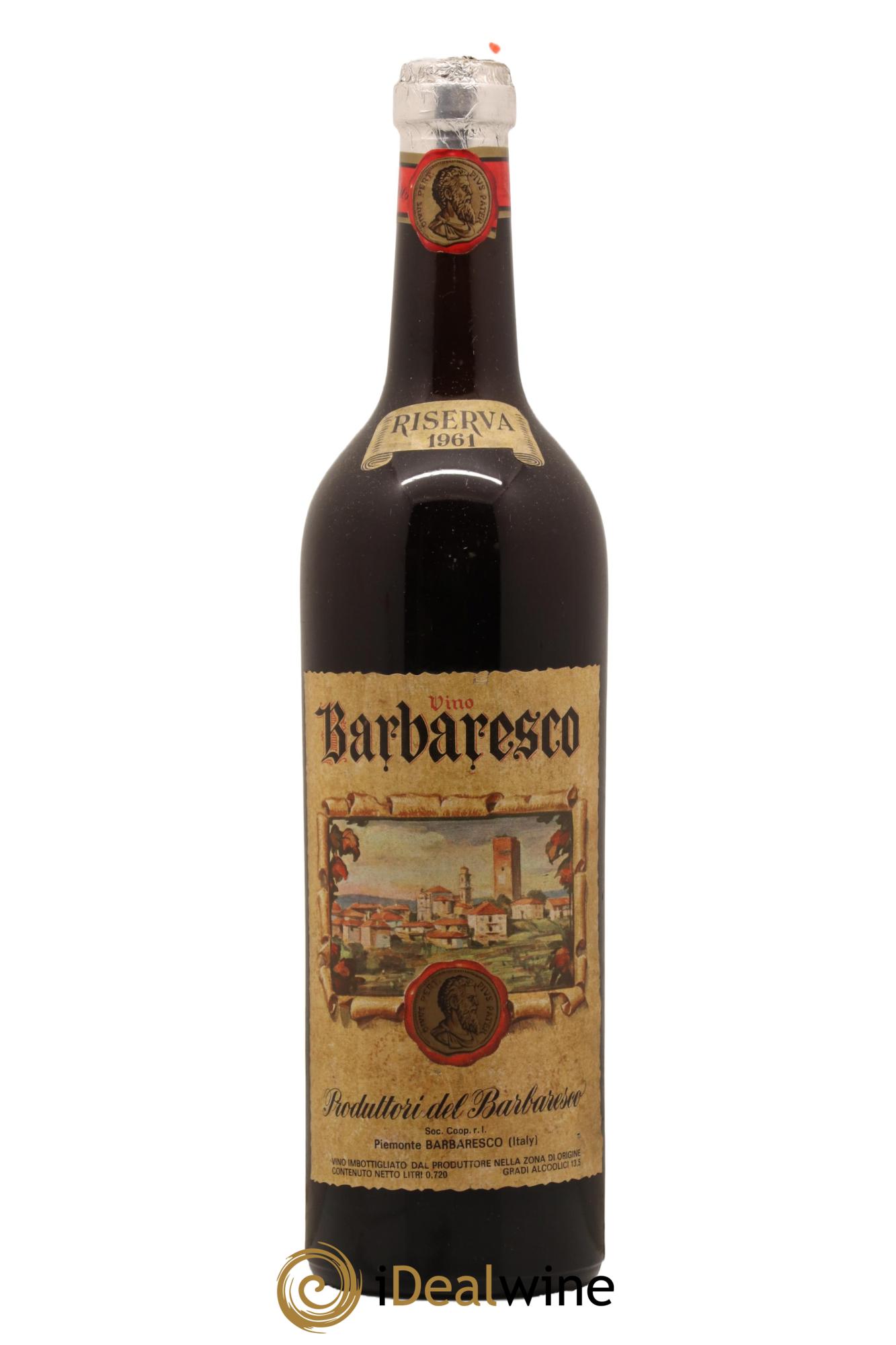 Barbaresco DOCG Riserva Produttori del Barbaresco 1961 - Lot de 1 bouteille - 0