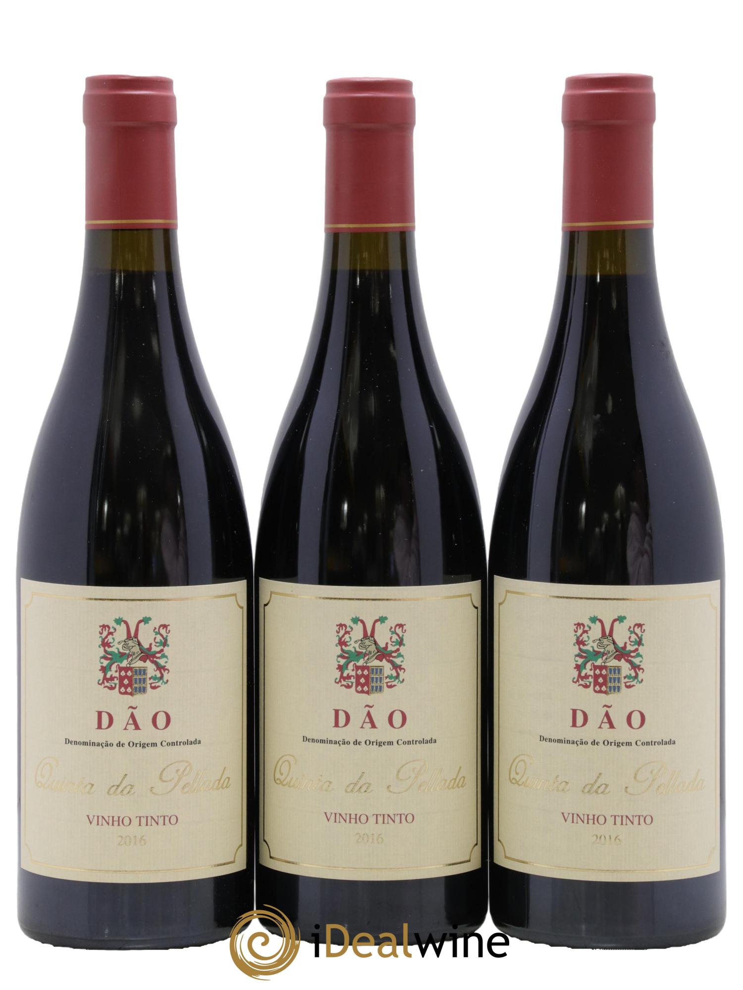 Portugal Quinta Da Pellada Tinto 2016 - Lot de 3 bouteilles - 0