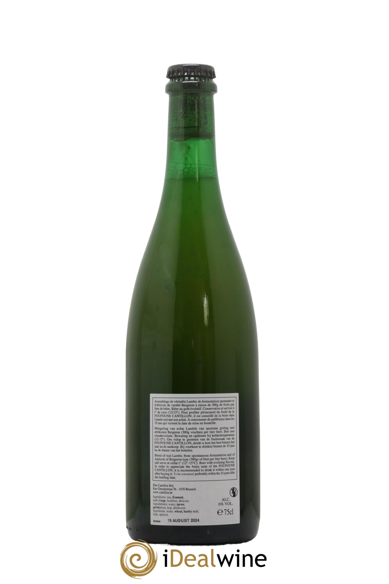 Bière Gueuze Cuvée Fou' Foune (bottled 2024) - Lot de 1 bouteille - 1