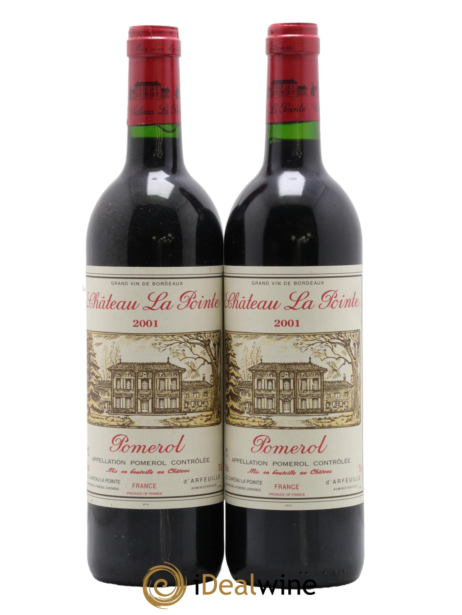 Château la Pointe 2001 - Lot of 2 bottles - 0