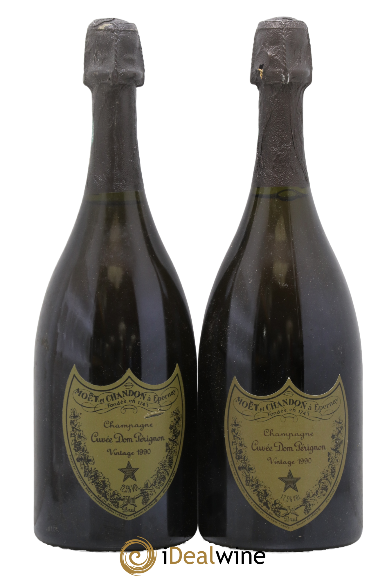 Brut Dom Pérignon 1990 - Lot of 2 bottles - 0