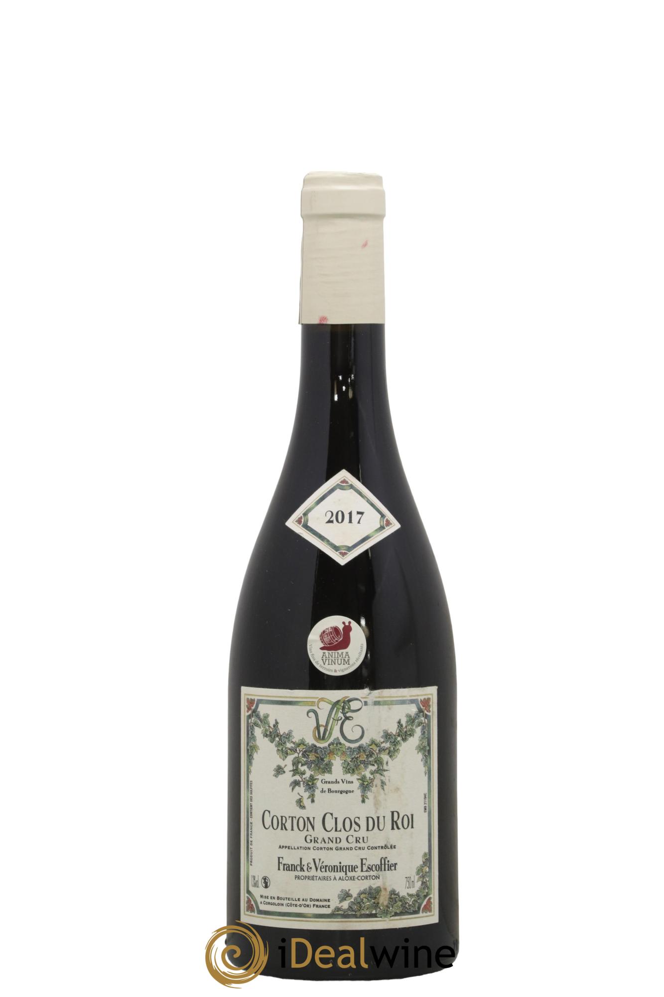 Corton Grand Cru Clos du Roy Escoffier 2017 - Lot de 1 bouteille - 0