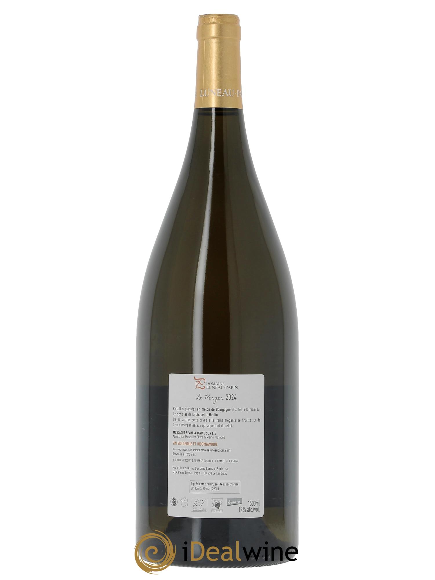 Muscadet-Sèvre-et-Maine Le Verger Luneau-Papin  2024 - Lot de 1 magnum - 1