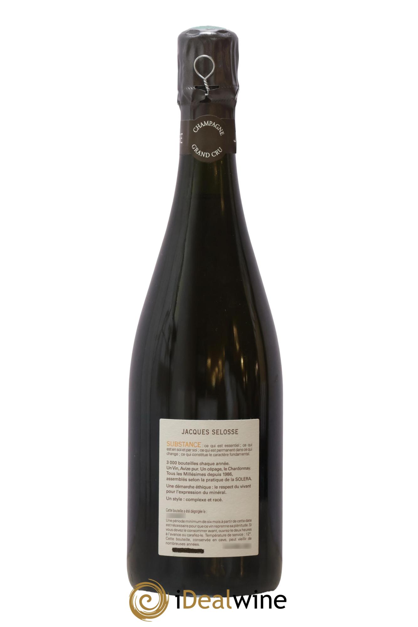 Substance Jacques Selosse - Lot de 1 bouteille - 1