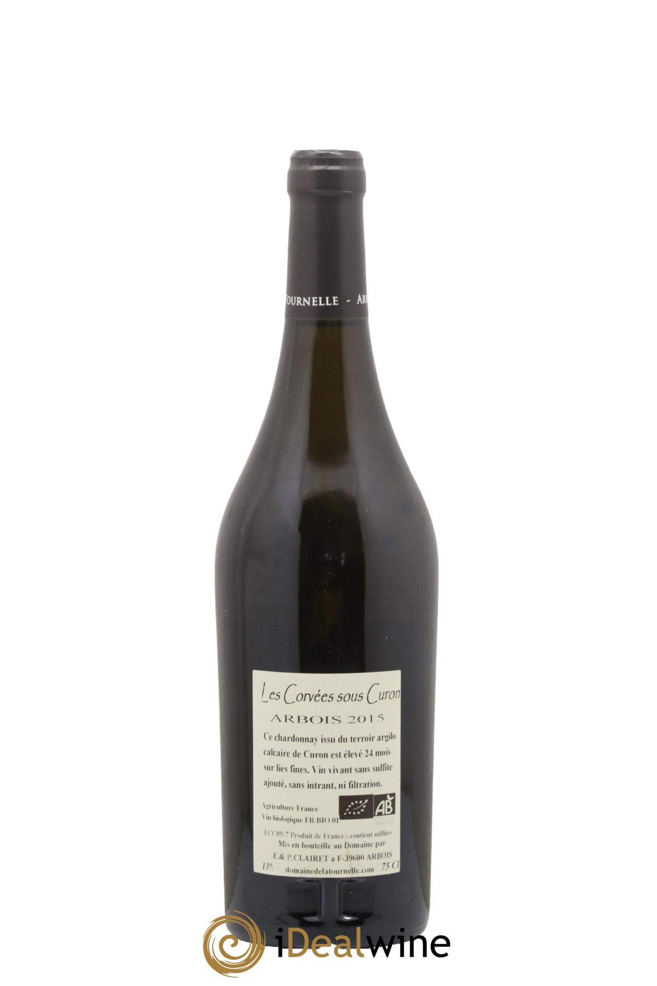 Arbois Les Corvées sous Curon Domaine de la Tournelle 2015 - Lot de 1 bouteille - 1