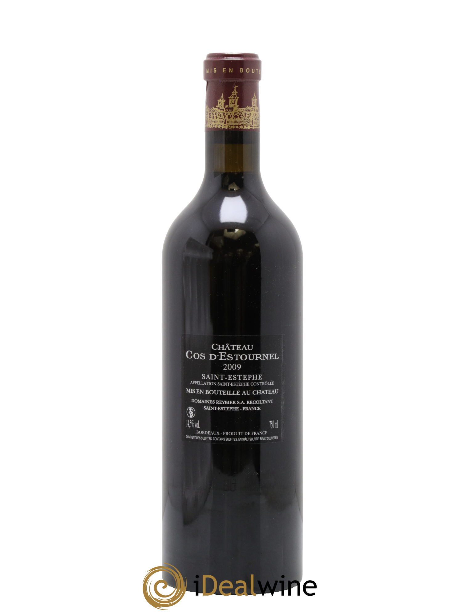 Cos d'Estournel 2ème Grand Cru Classé 2009 - Lot de 1 bouteille - 1