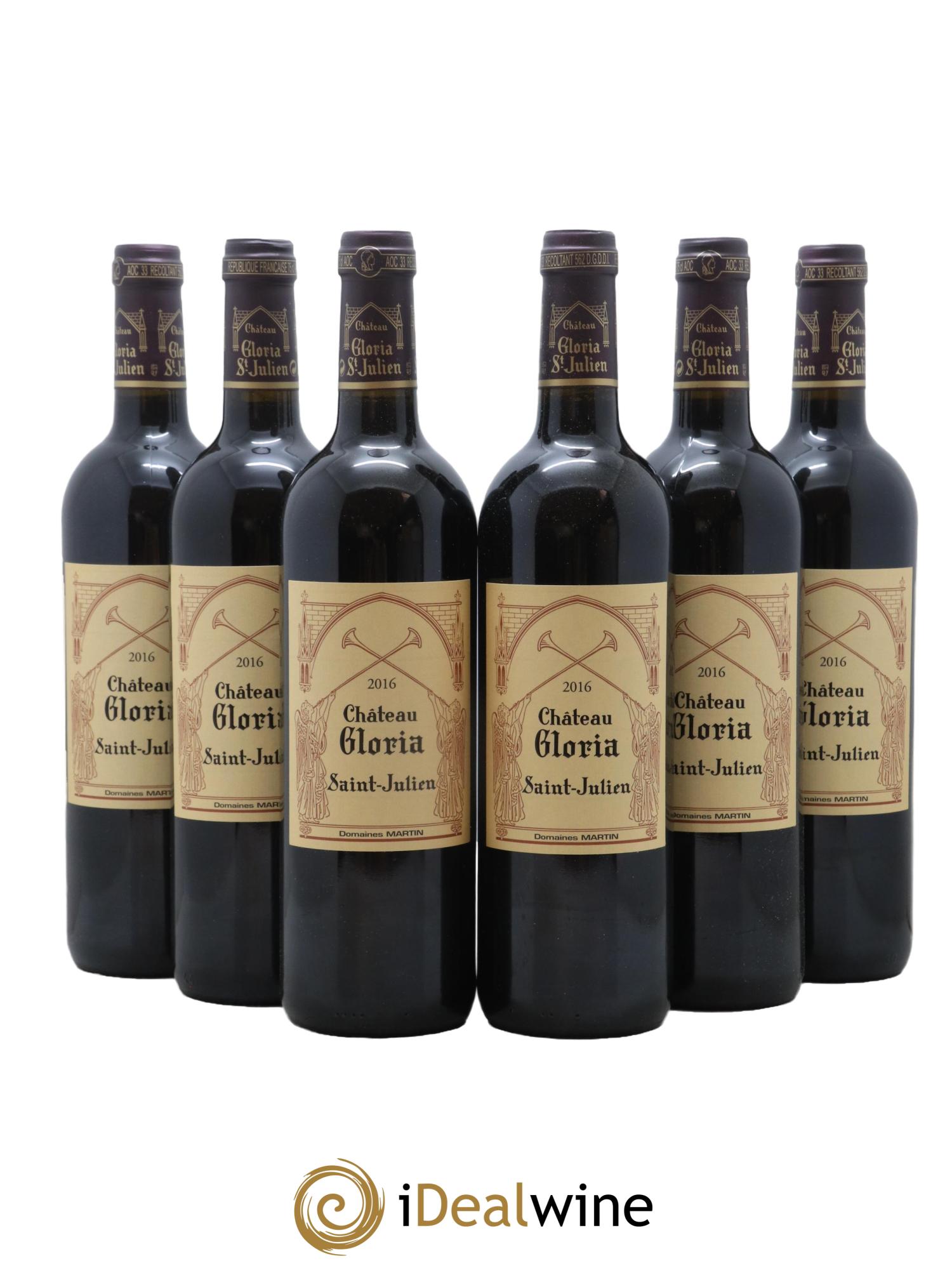 Château Gloria 2016 - Lot de 6 bouteilles - 0