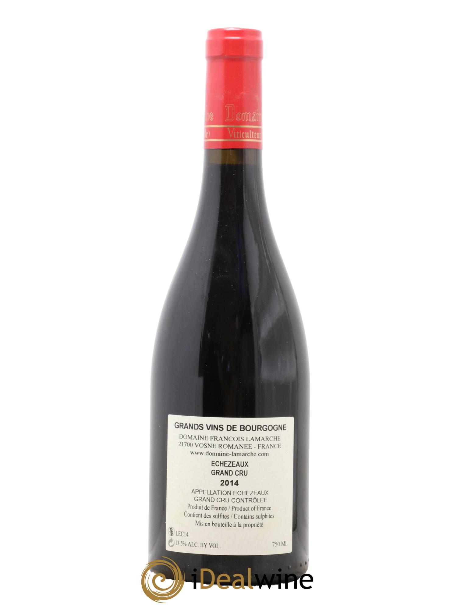 Echezeaux Grand Cru Lamarche (Domaine) 2014 - Lot de 1 bouteille - 1