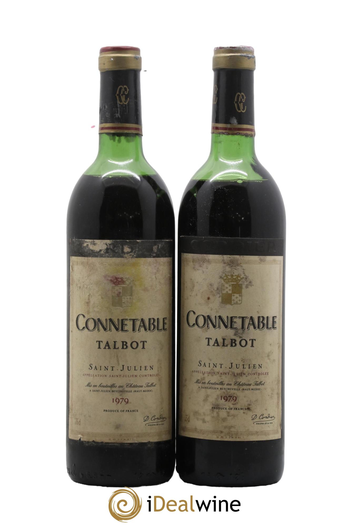 Connétable de Talbot Second Vin 1979 - Lotto di 2 bottiglie - 0