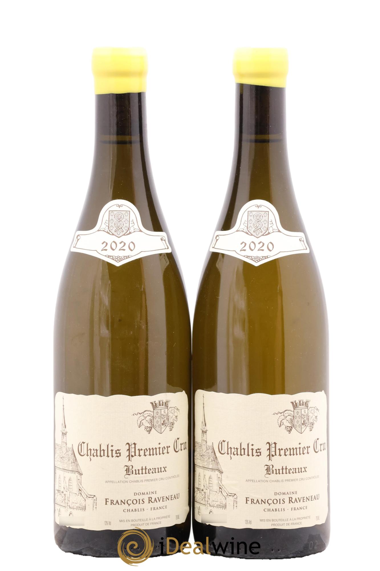 Chablis 1er Cru Butteaux Raveneau (Domaine) 2020 - Lot de 2 bouteilles - 0