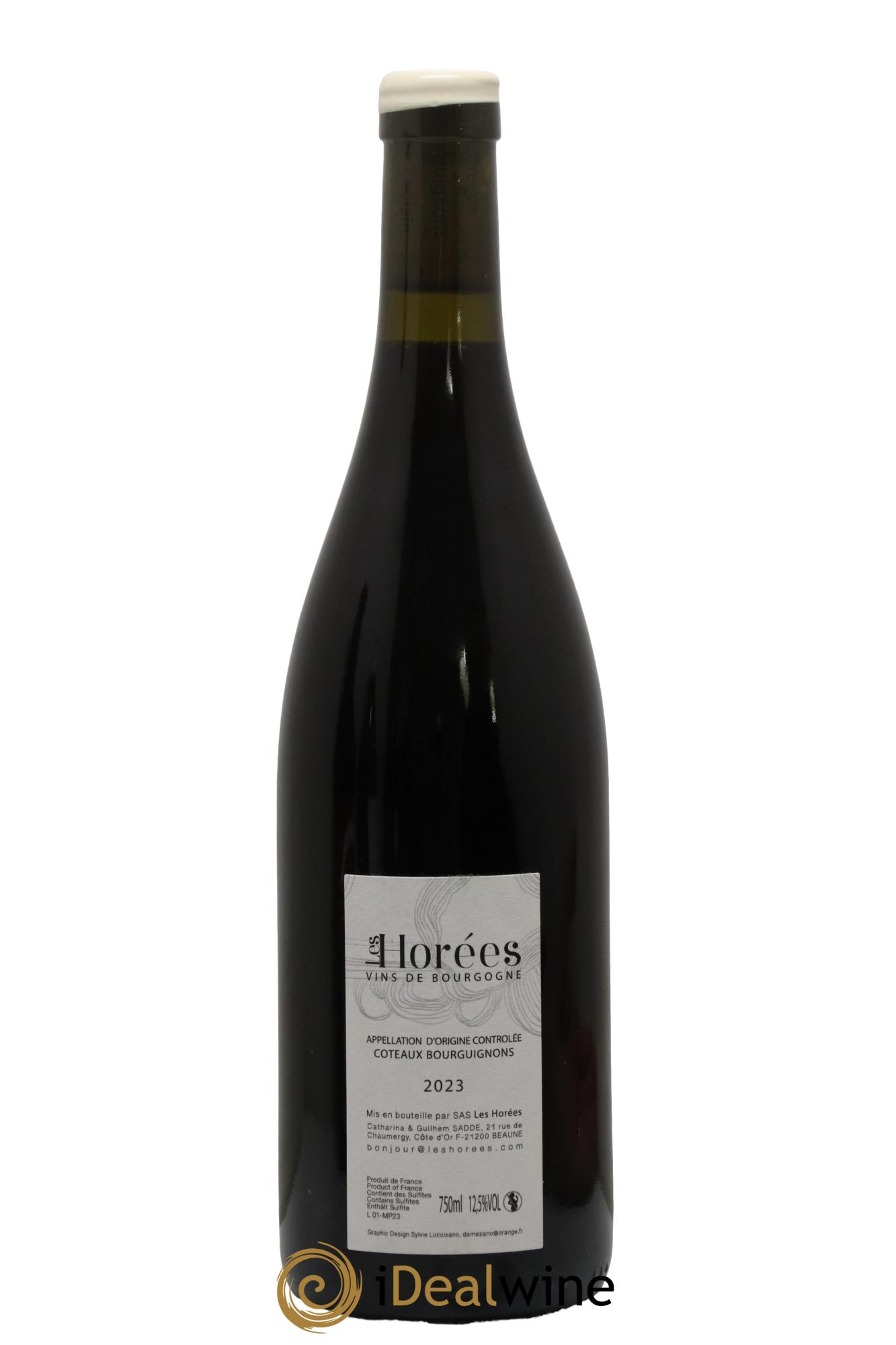 Coteaux Bourguignons Mon Poulain Les Horées 2023 - Lot de 1 bouteille - 1