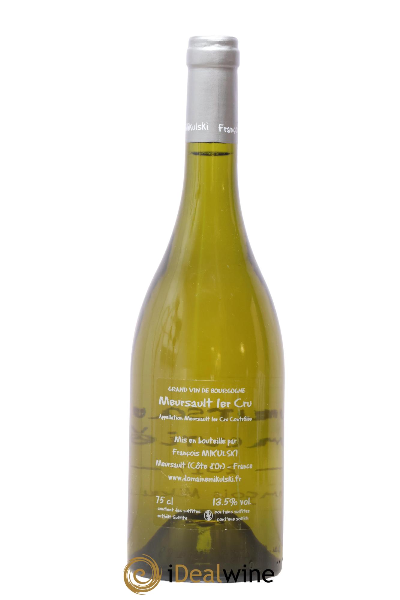 Meursault 1er Cru Les Genevrières François Mikulski 2017 - Lotto di 1 bottiglia - 1
