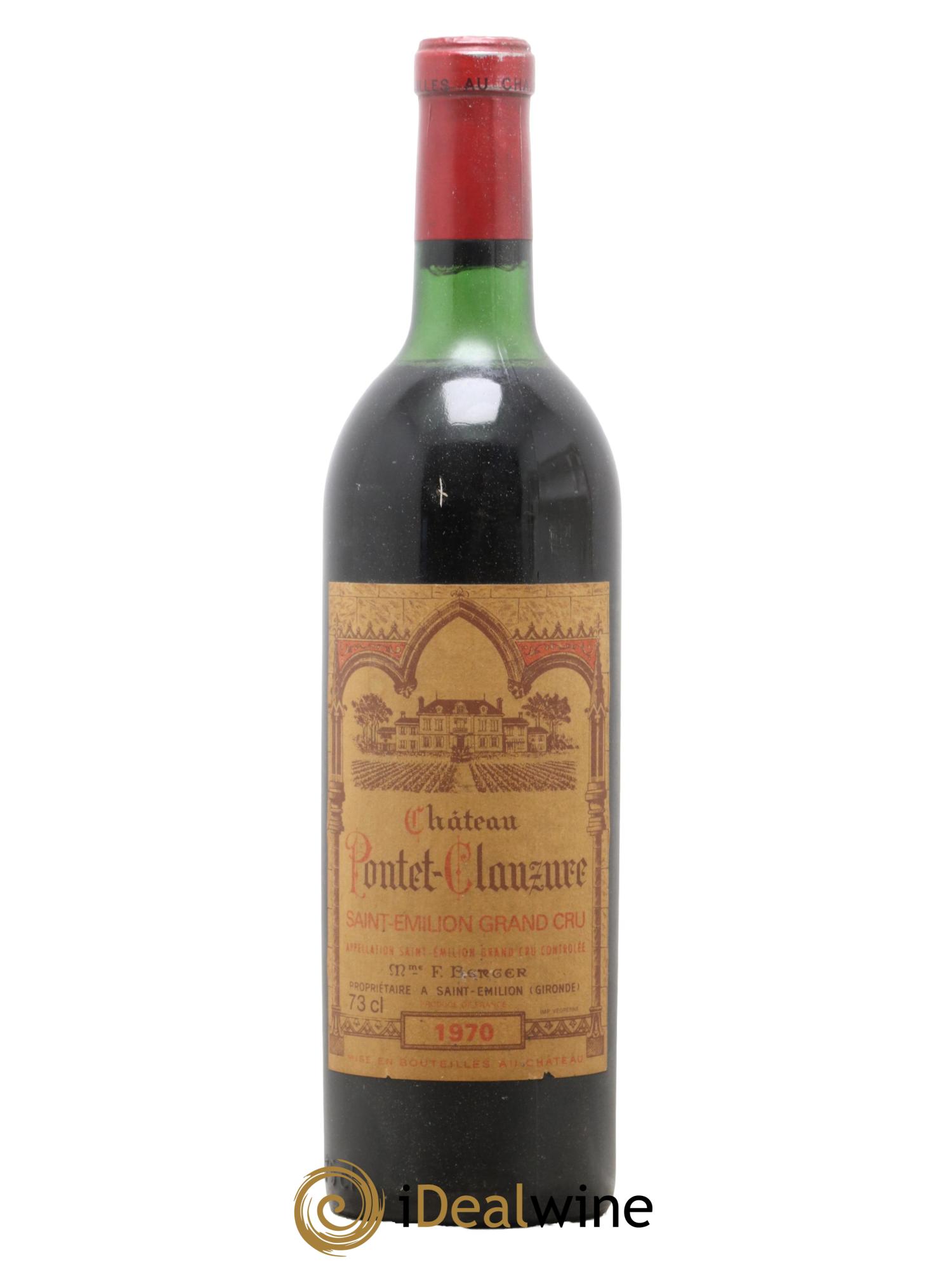 Château Pontet Clauzure 1970 - Lot de 1 bouteille - 0