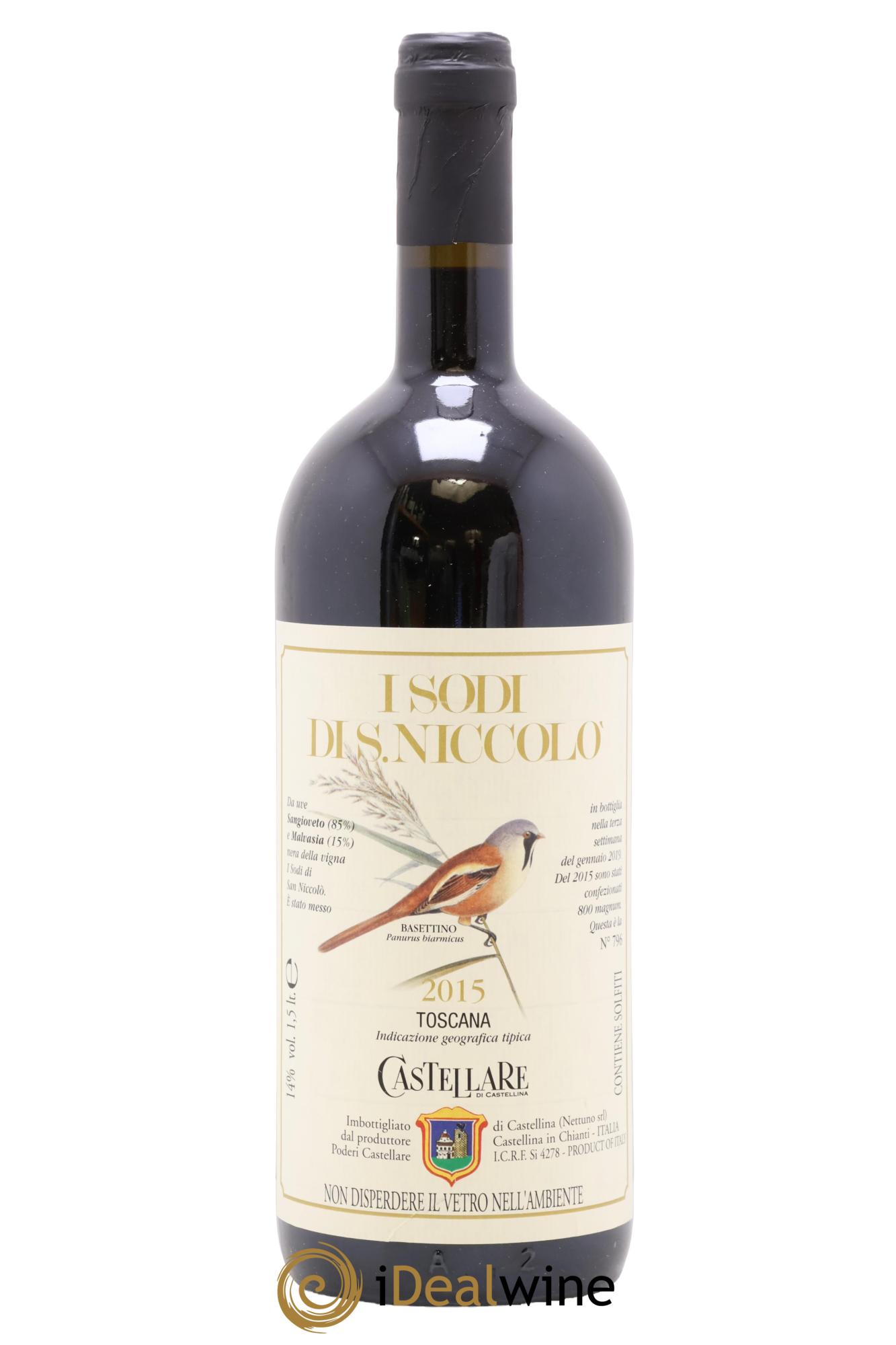 Toscana IGT I Sodi di San Niccolò Castellare di Castellina 2015 - Lot de 1 magnum - 0