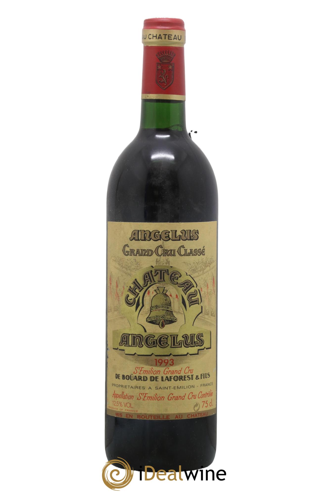 Château Angélus 1er Grand Cru Classé A 1993 - Lot of 1 bottle - 0