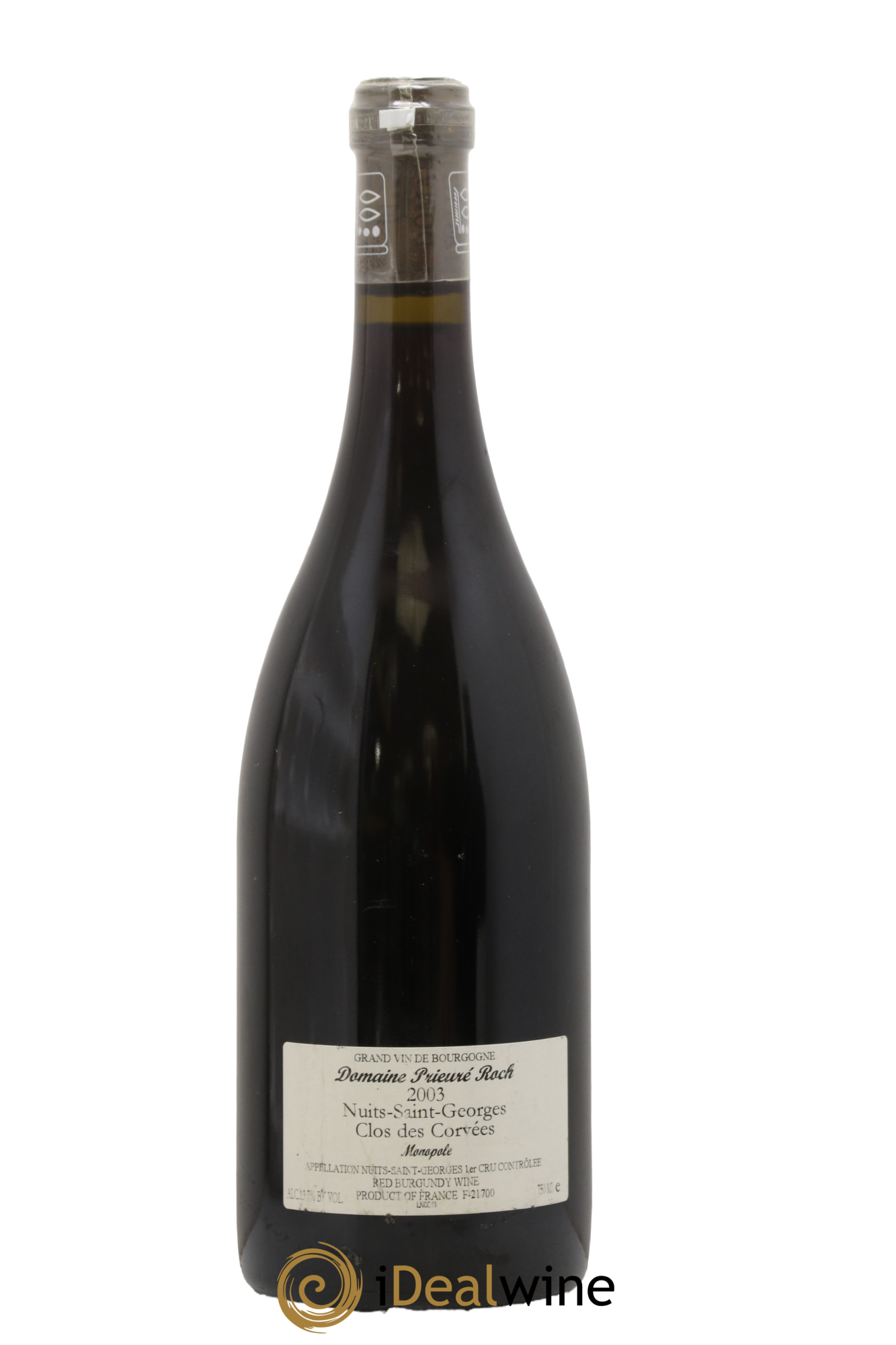 Nuits-Saint-Georges 1er Cru Le Clos des Corvées Prieuré Roch 2003 - Lot de 1 bouteille - 1