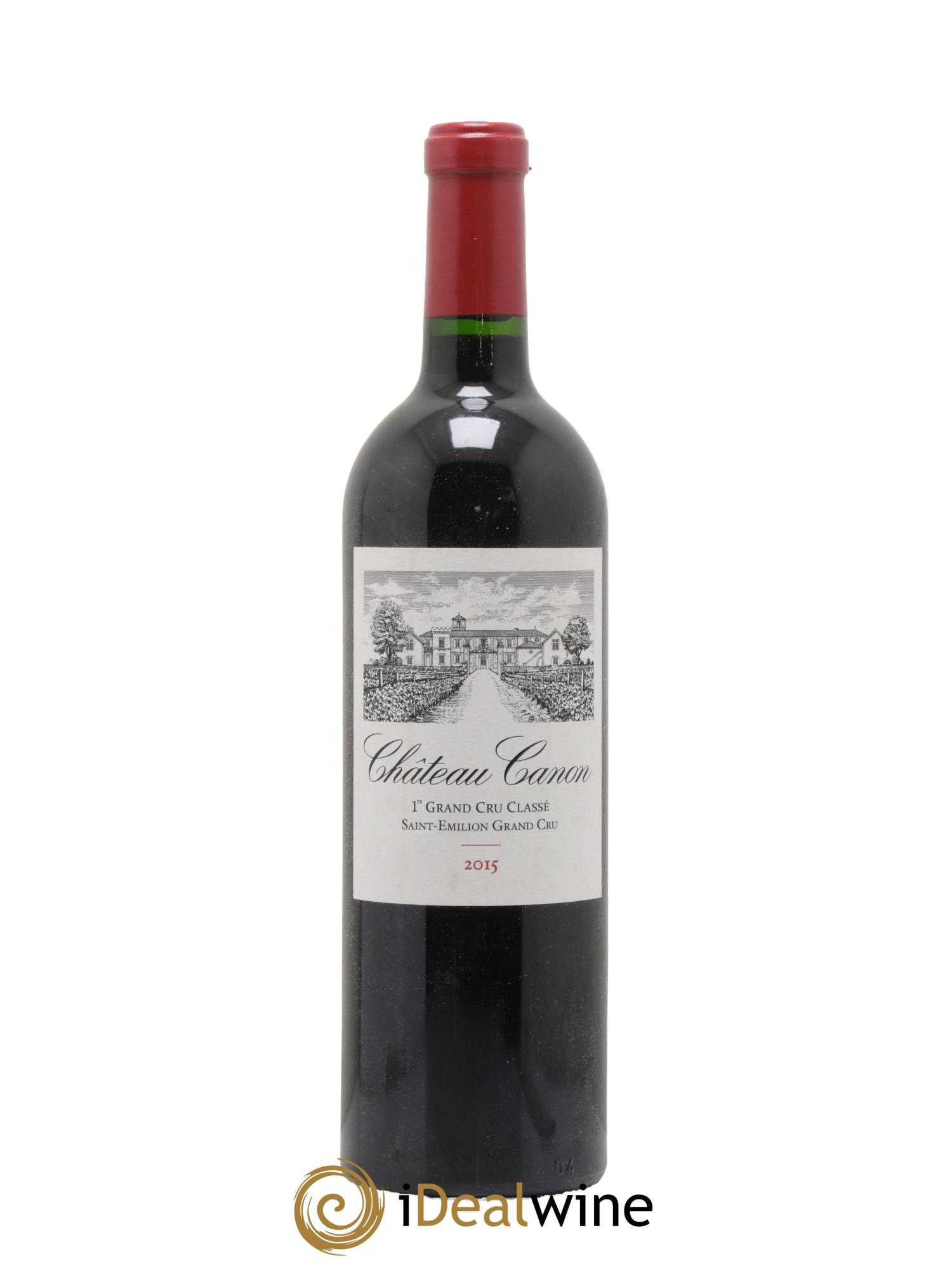 Château Canon 1er Grand Cru Classé B 2015 - Lot de 1 bouteille - 0