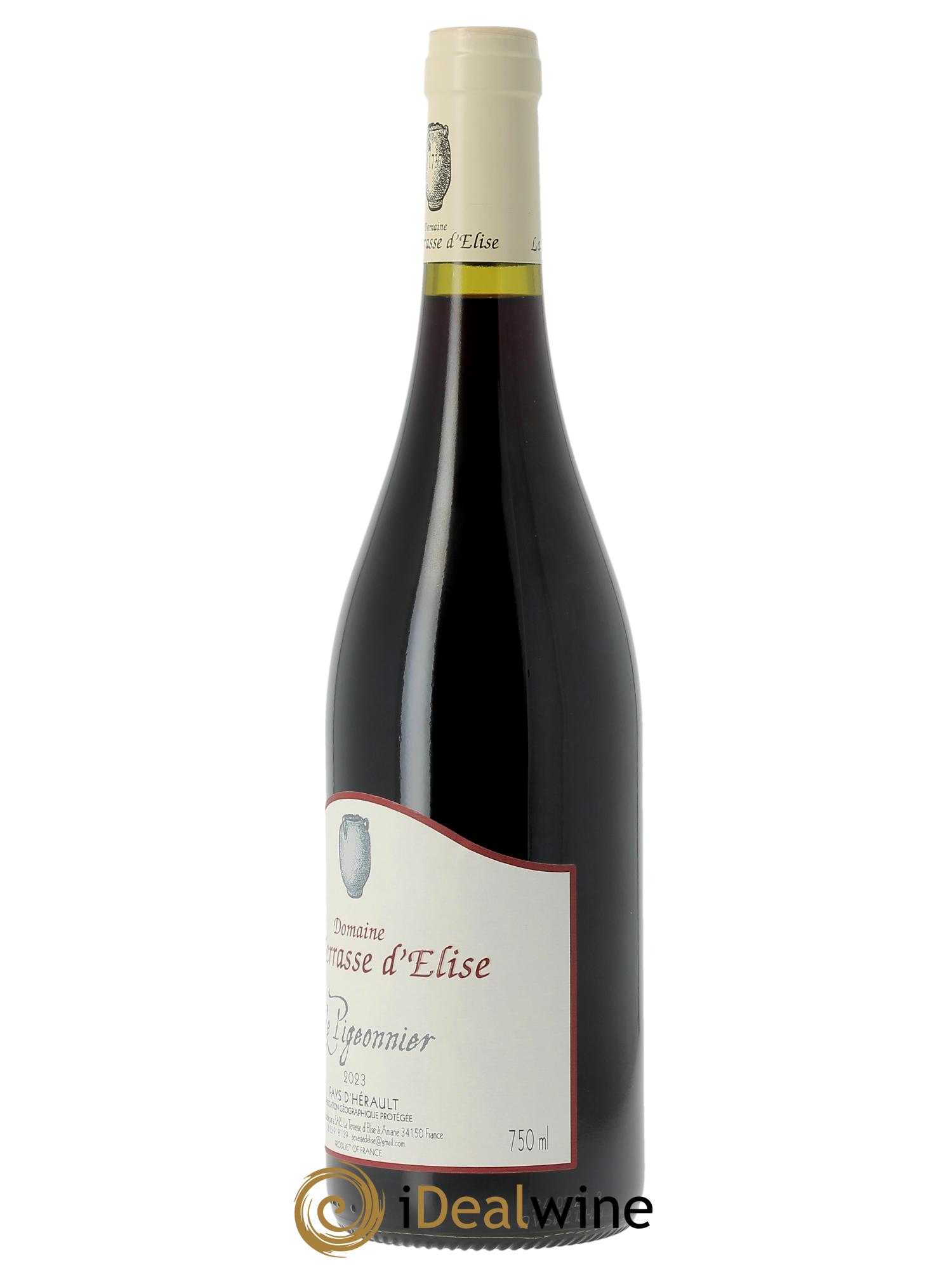 IGP Pays d'Hérault Le Pigeonnier Terrasse d'Elise (Domaine de la)  2023 - Lot of 1 bottle - 1