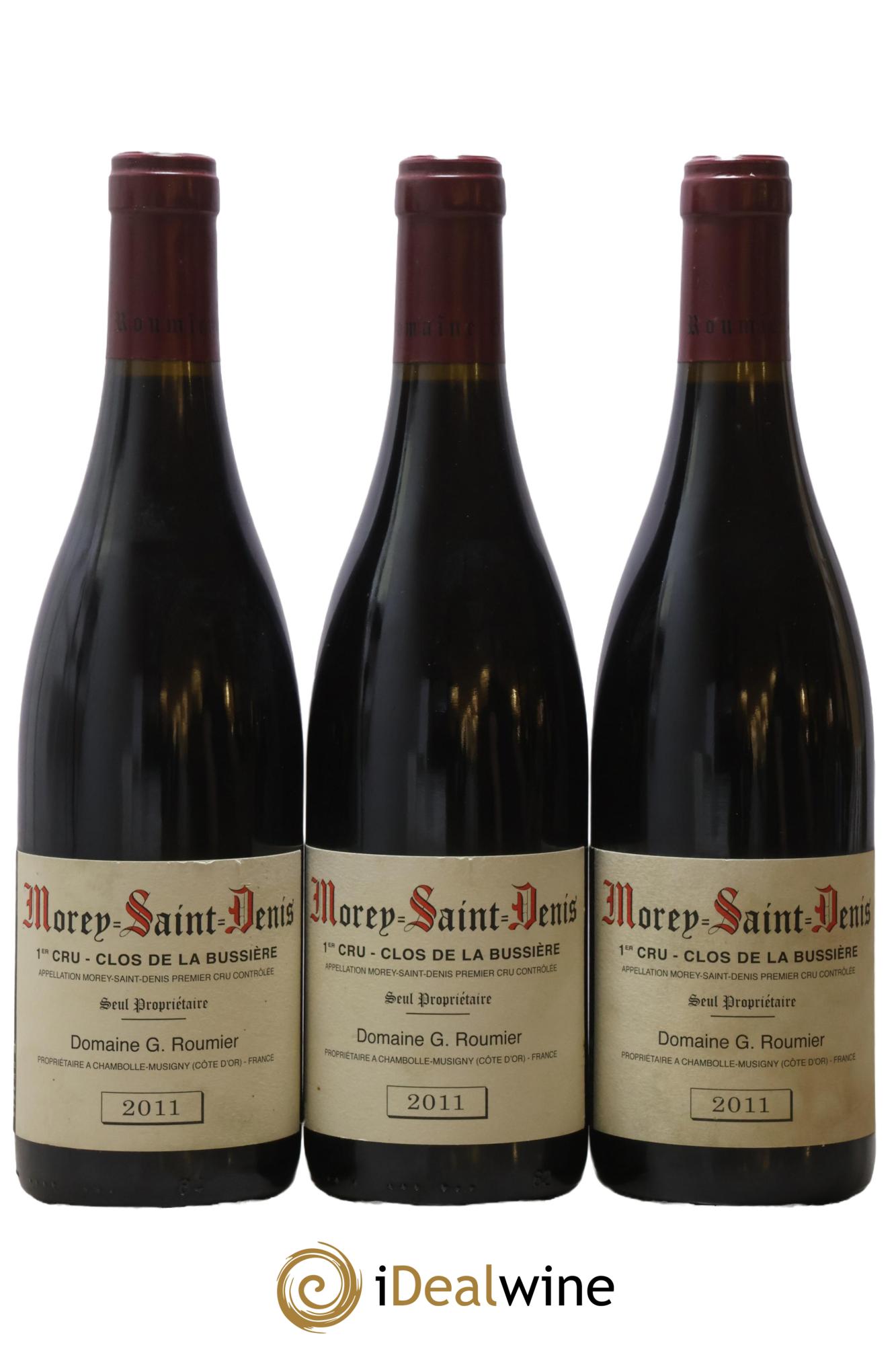 Morey Saint-Denis 1er Cru Clos de la Bussière Georges Roumier (Domaine) 2011 - Lot de 3 bouteilles - 0