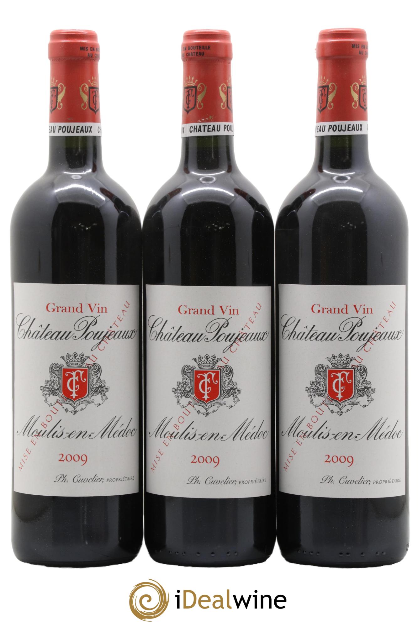 Château Poujeaux 2009 - Lot de 6 bouteilles - 1