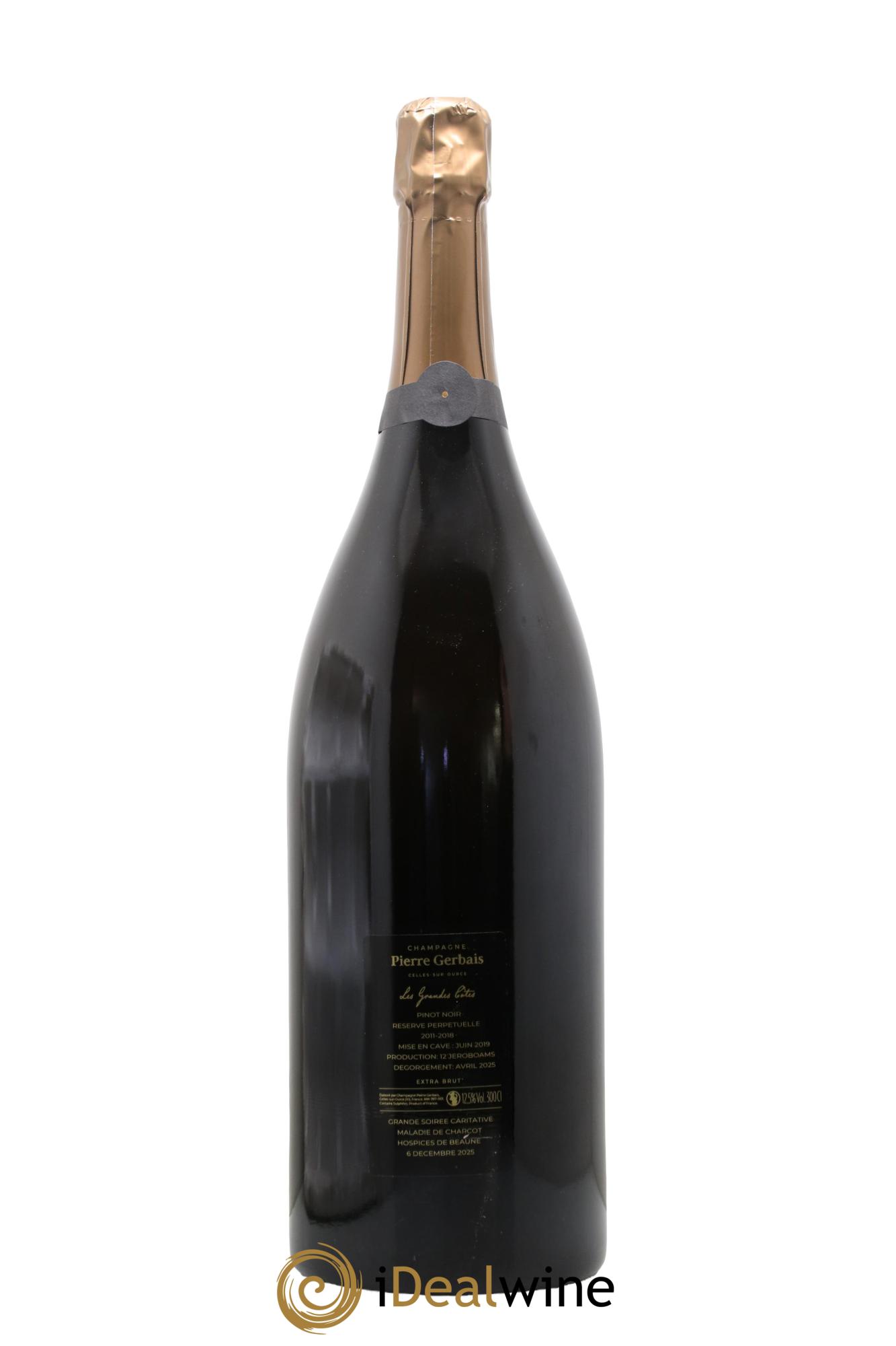 Champagne Les Grandes Côtes Pierre Gerbais - Lot de 1 double magnum - 1