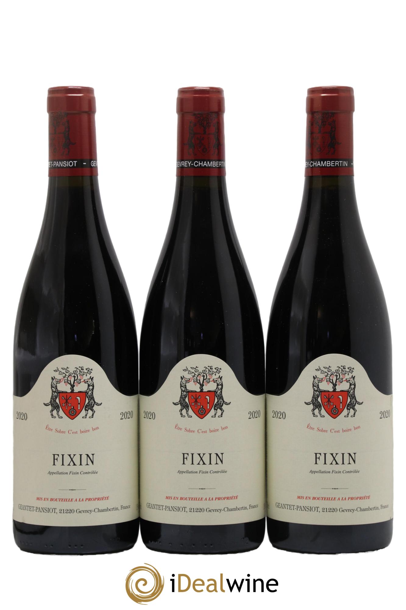 Fixin Geantet-Pansiot 2020 - Lotto di 3 bottiglie - 0