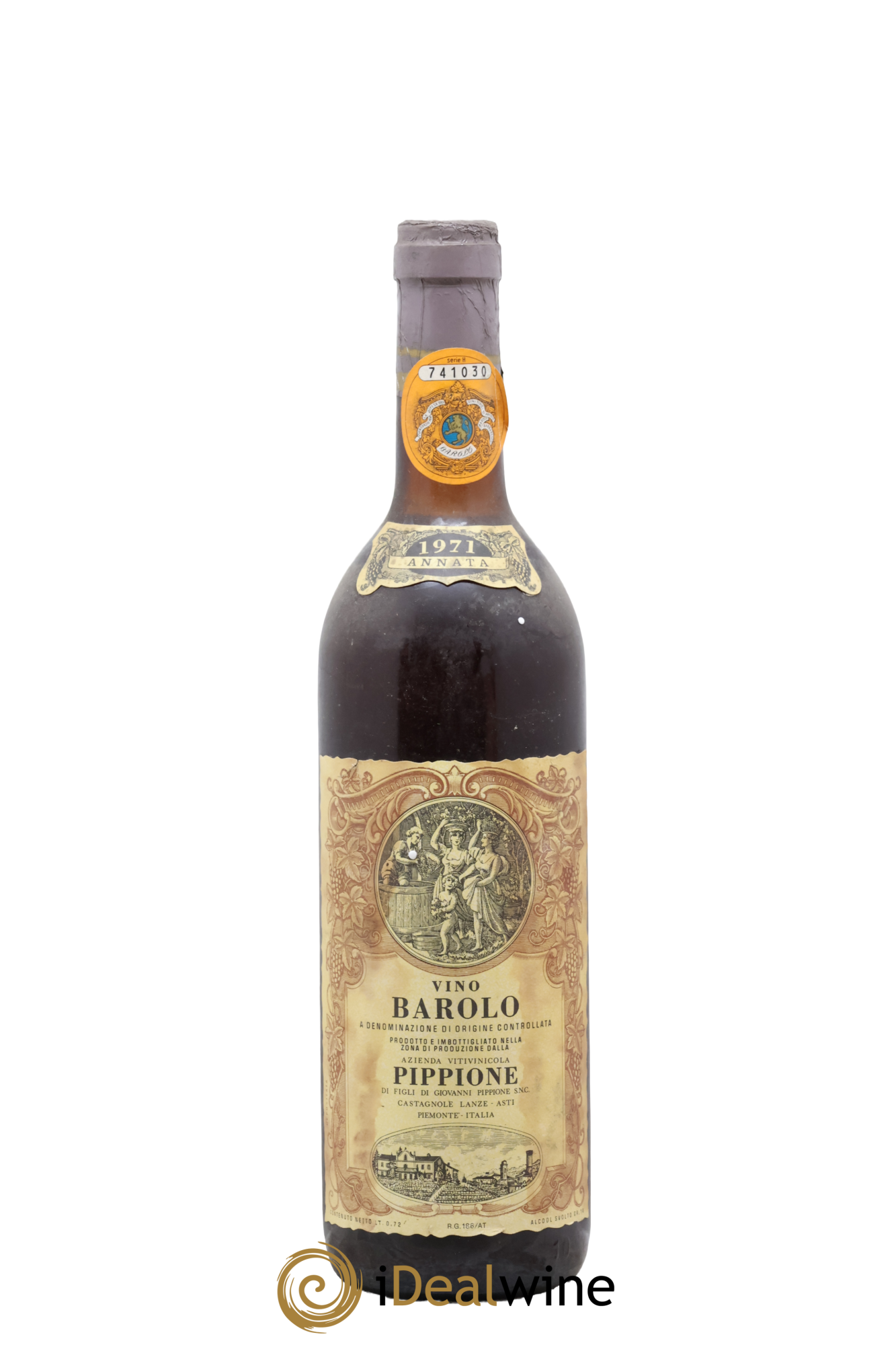 Barolo Pippione 1971 - Lot de 1 bouteille - 0